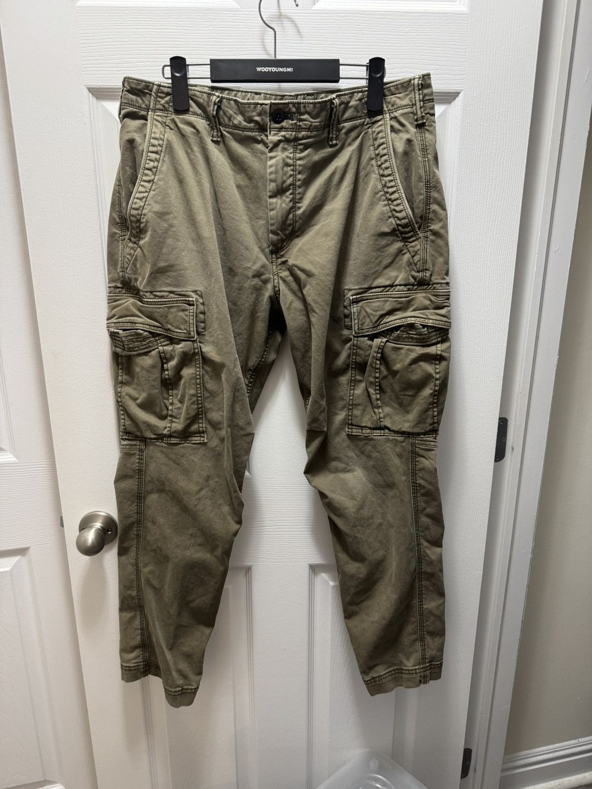Gap Gap Vintage Cargo Carpender Pocket Pants Paint Beige Size US 36 / EU 52 - 1 Thumbnail