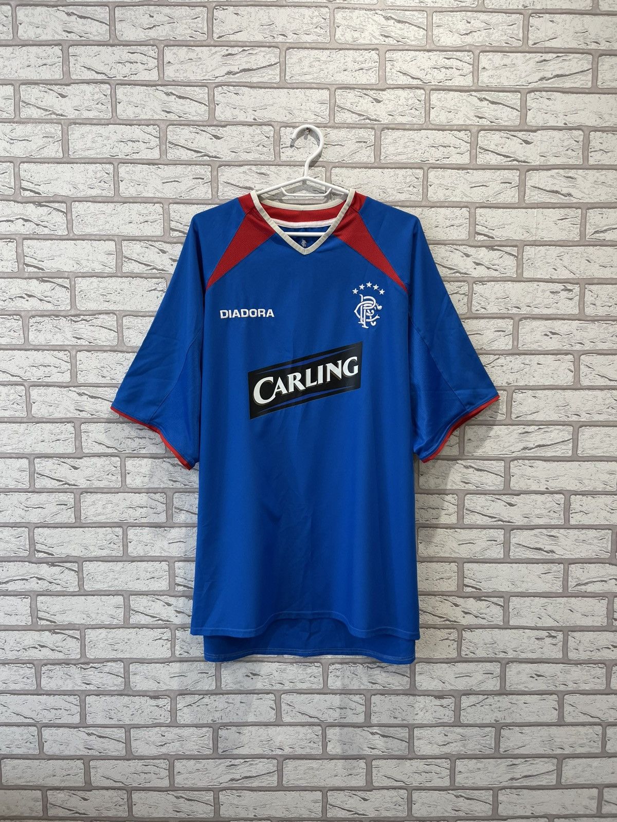 Vintage Rangers 2003-2005 Football Shirt Home Jersey Diadora Size XL Size US XL / EU 56 / 4 - 1 Thumbnail