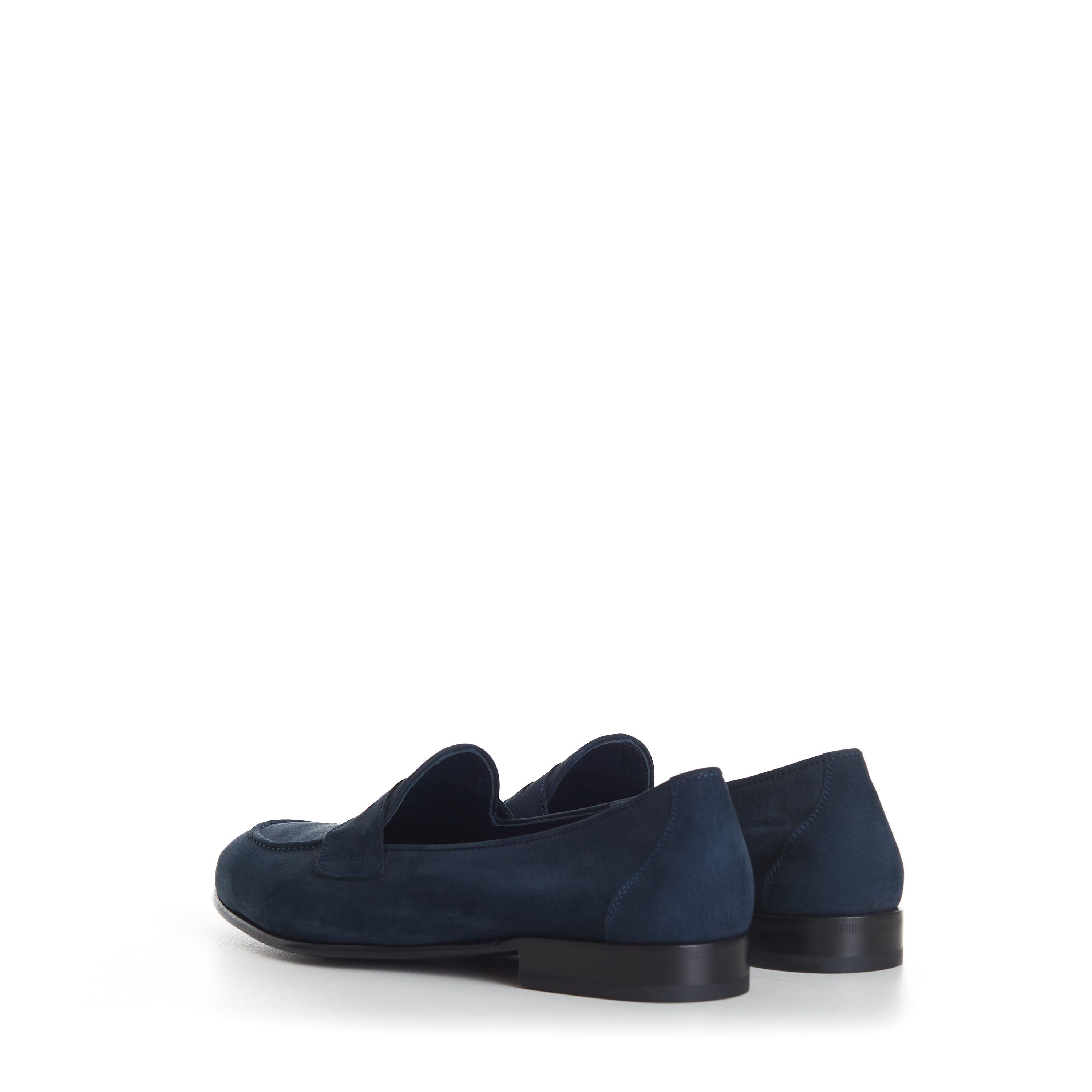 Brioni Penny Loafer In Blue Suede Size US 9 / EU 42 - 5 Thumbnail