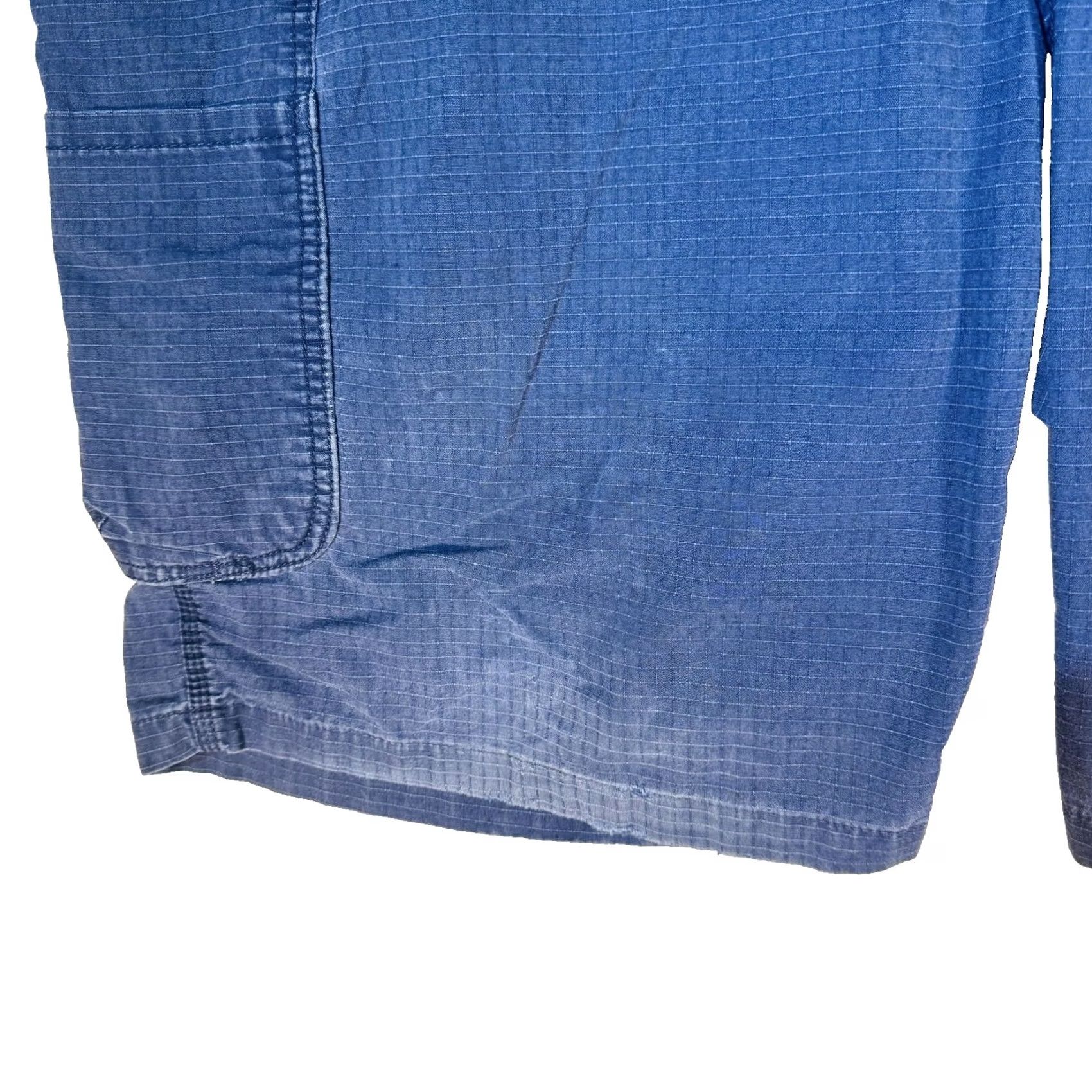 Carhartt Carhartt Cargo Shorts Mens 46 Blue Relaxed Fit 8 Inseam Canvas Pockets Size US 30 / EU 46 - 6 Thumbnail