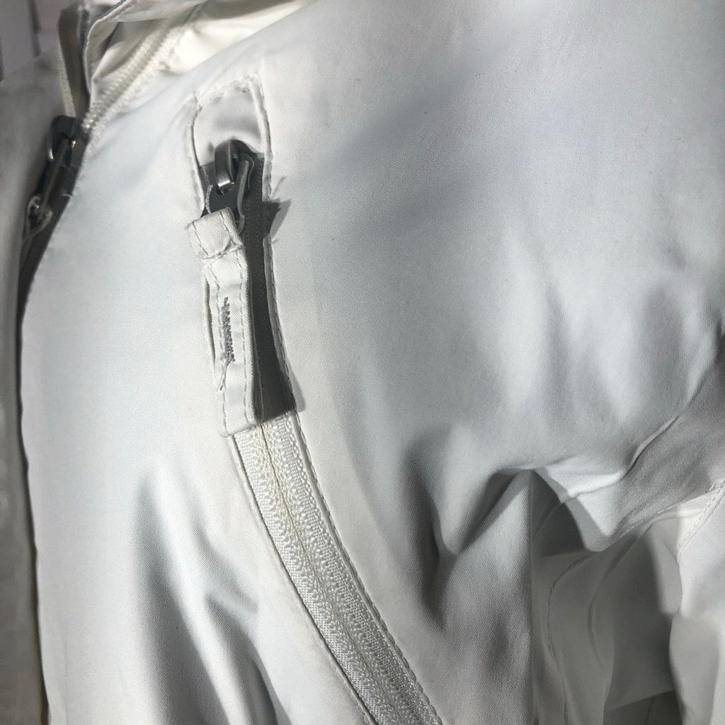 Free Country Free Country Windbreaker Jacket Hooded White/Gray sz M Size M / US 6-8 / IT 42-44 - 6 Thumbnail