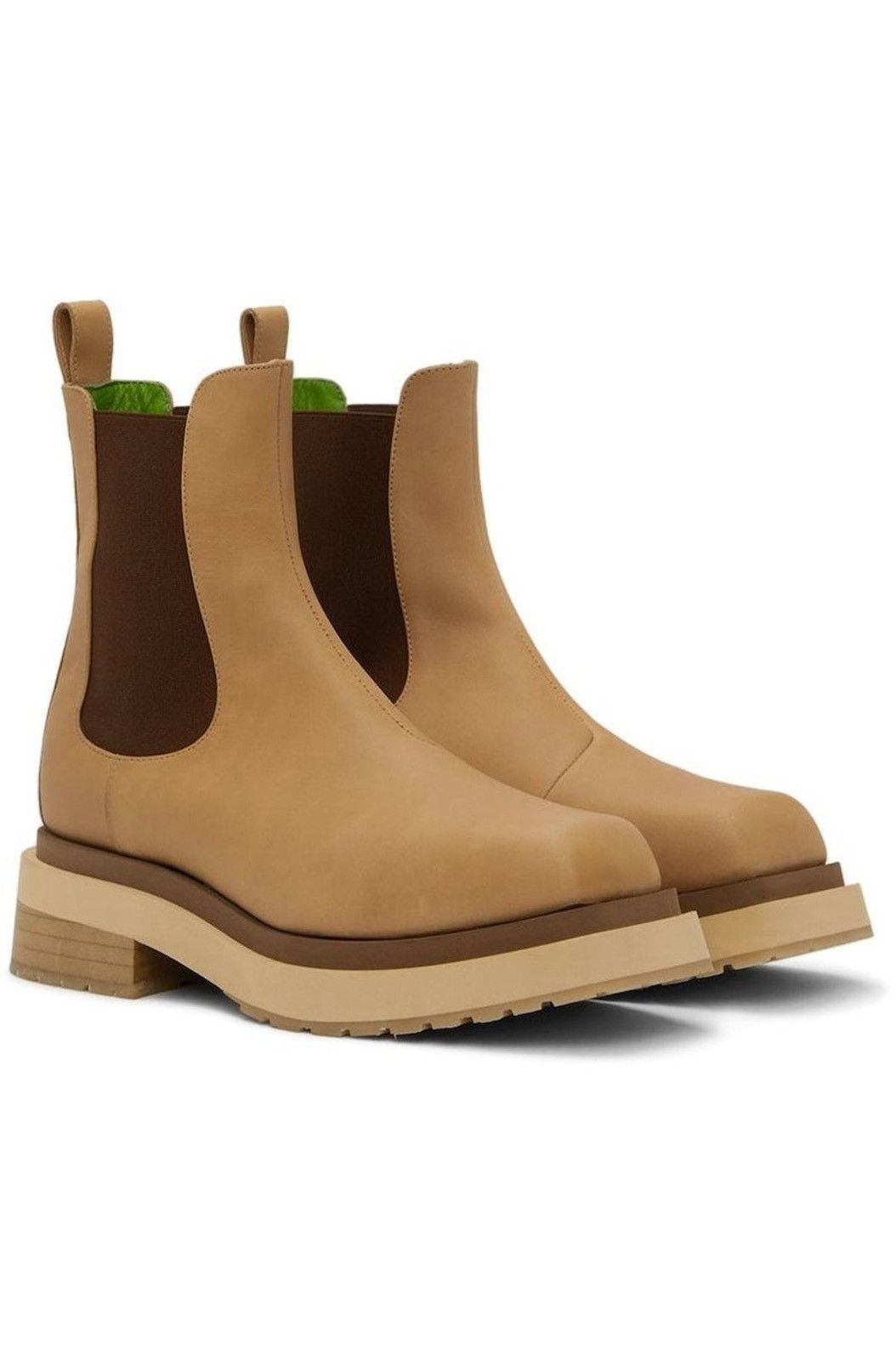 Eckhaus Latta Eckhaus Latta Brown Mike Chelsea Boots Size 46 Size US 13 / EU 46 - 1 Thumbnail