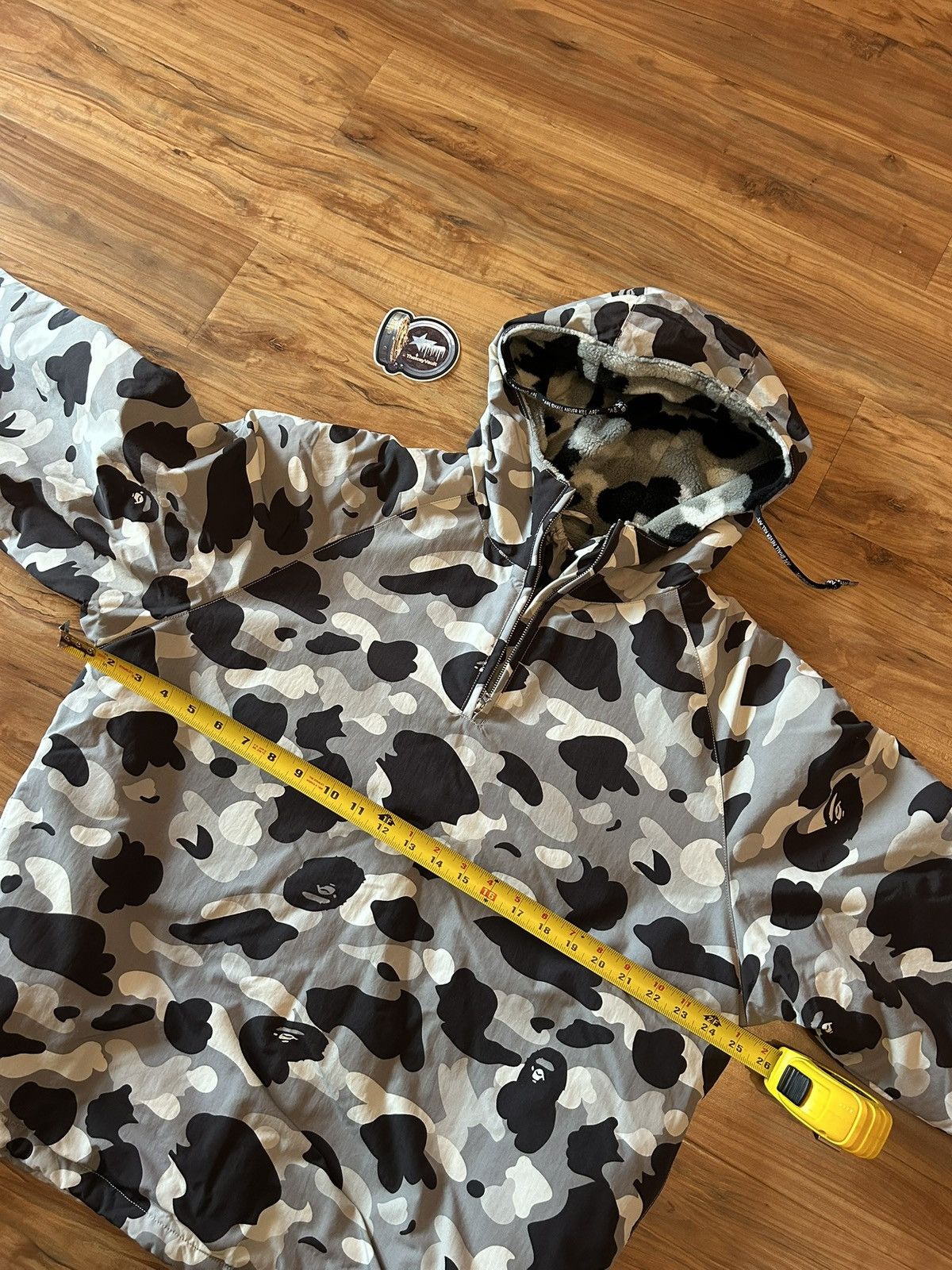 Bape OG Bape Snow Camo Quarter Zip Fleece Jacket Size US M / EU 48-50 / 2 - 13 Thumbnail