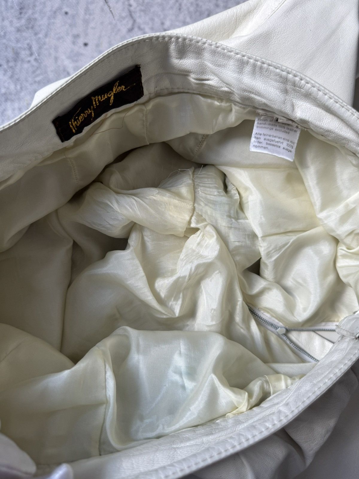 Thierry Mugler 🫨🫨Awesome luxury rare Thierry Mugler leather pants 80-90s Size 32" / US 10 / IT 46 - 13 Thumbnail