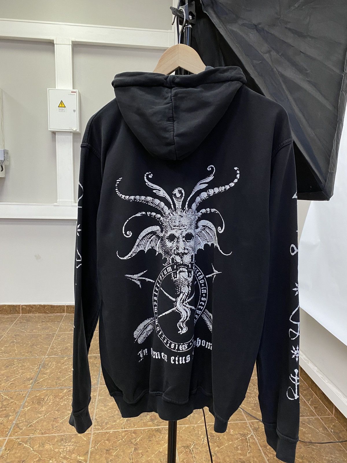 Band Tees Vintage Behemoth In Nomen Eius Baphomet Rock Hoodie Rare Y2K Size US L / EU 52-54 / 3 - 1 Thumbnail