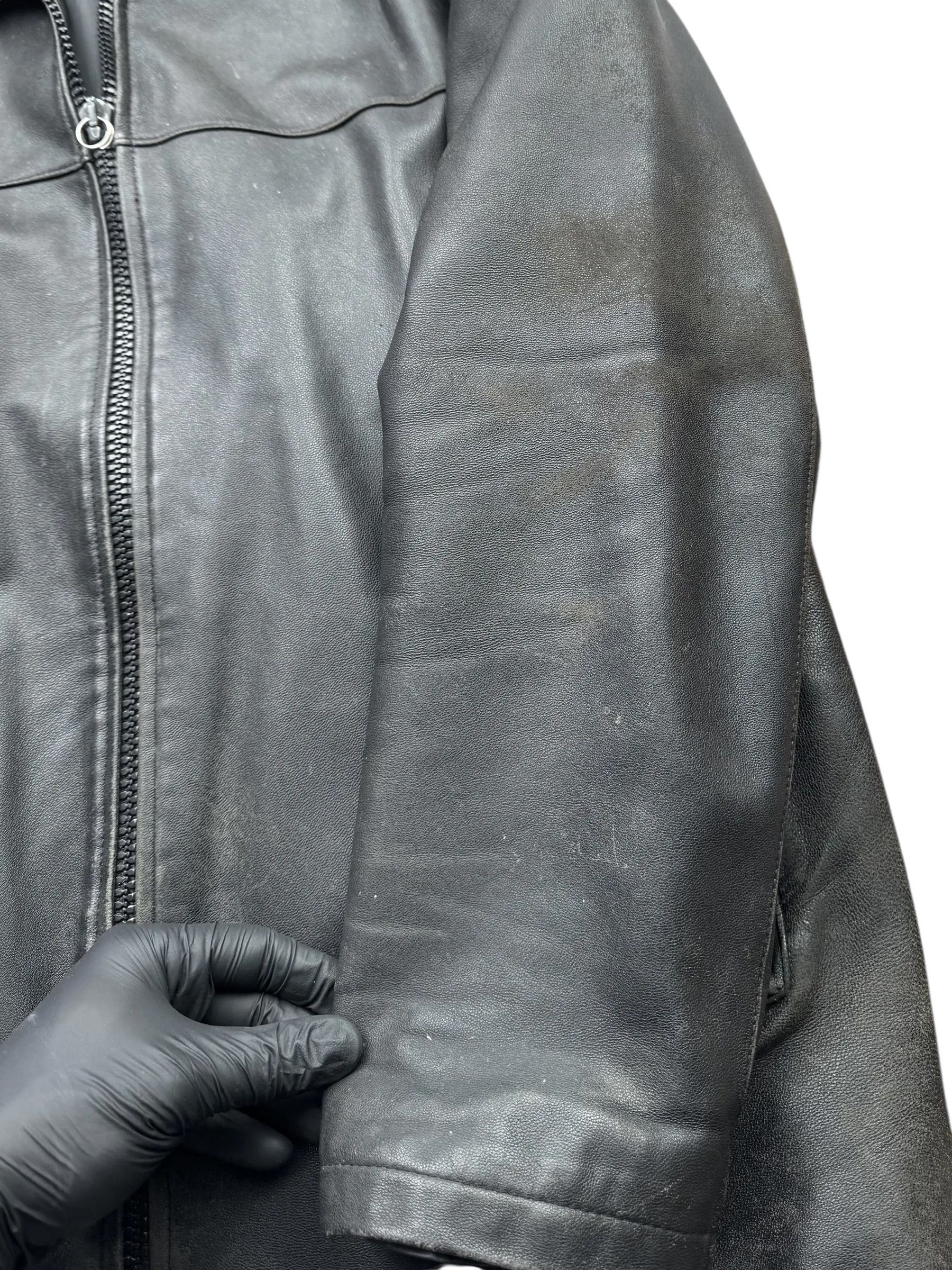 Vintage Y2K Leather Thrashed Jacket(V39) Size US M / EU 48-50 / 2 - 5 Thumbnail