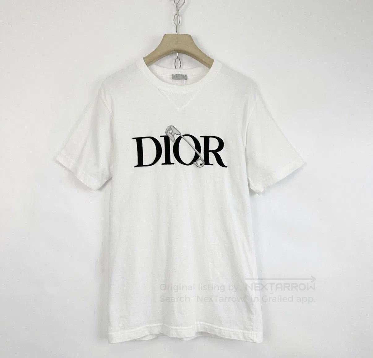 Dior White Short Sleeve Graphic Tee. Size US M / EU 48-50 / 2 - 1 Thumbnail