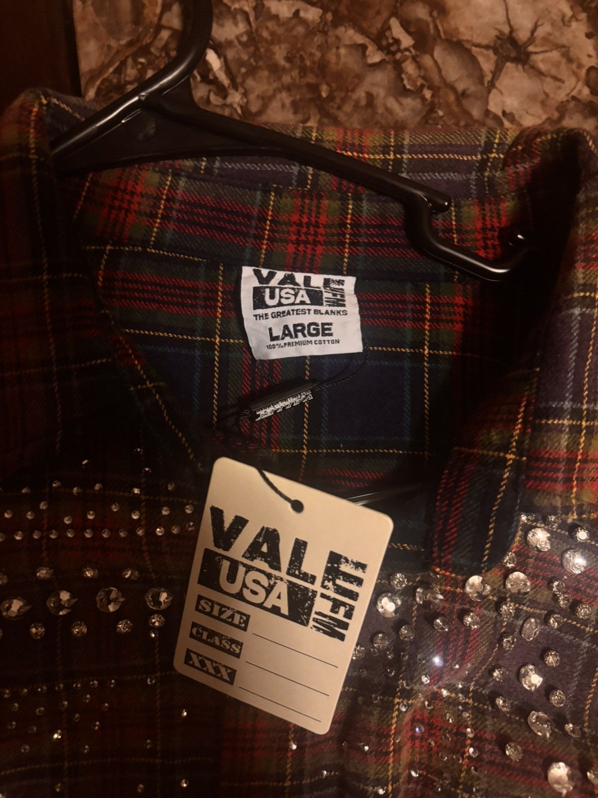 Vale Valr rhinestone flannel Size US L / EU 52-54 / 3 - 5 Thumbnail