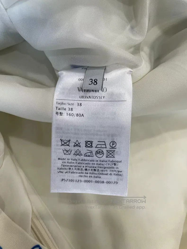 Valentino Valentino Blue and white porcelain dress Size S / US 4 / IT 40 - 8 Thumbnail