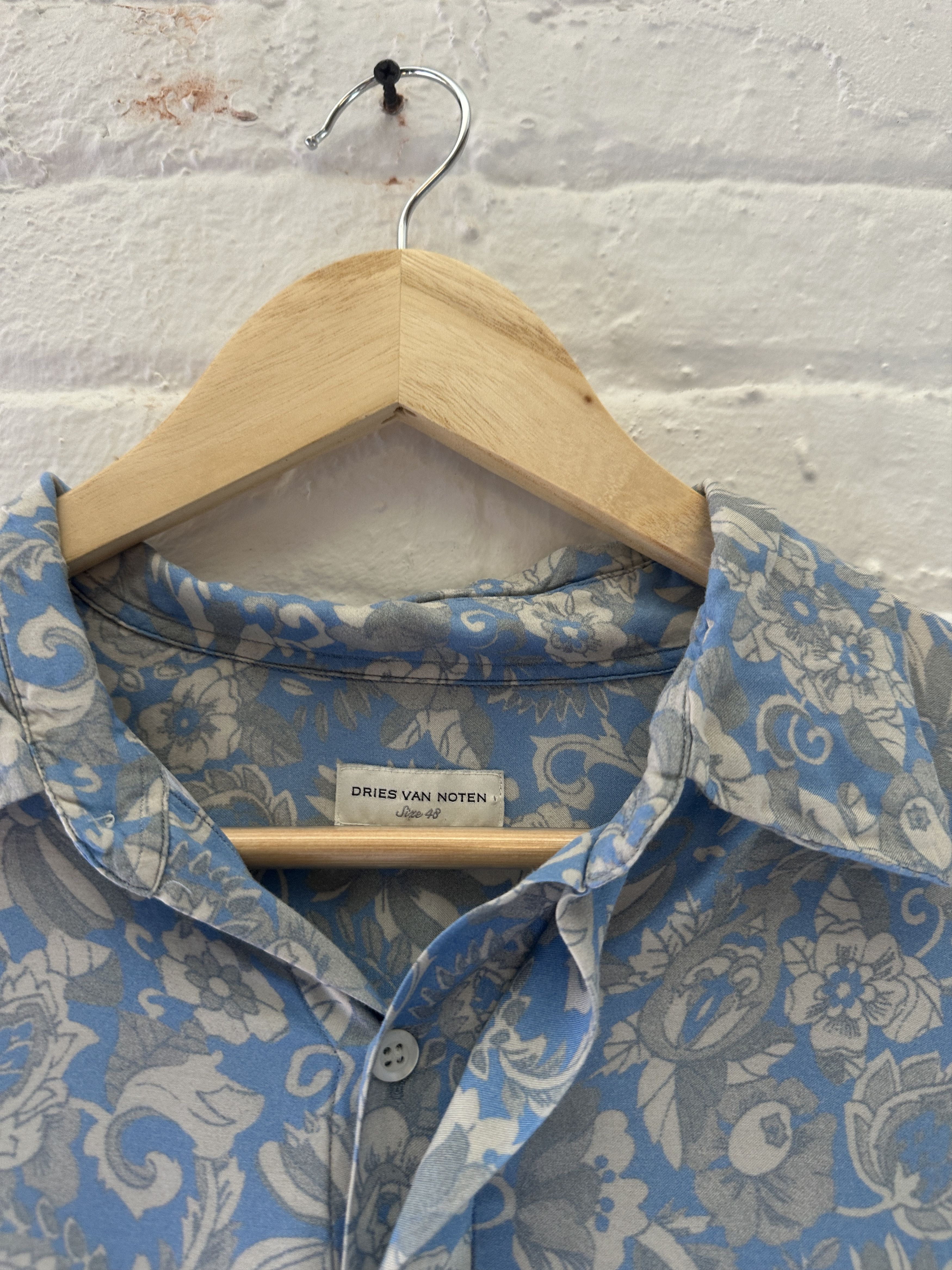 Dries Van Noten Dries Van Noten Oversized Short Sleeve Button Up Size US XL / EU 56 / 4 - 3 Thumbnail