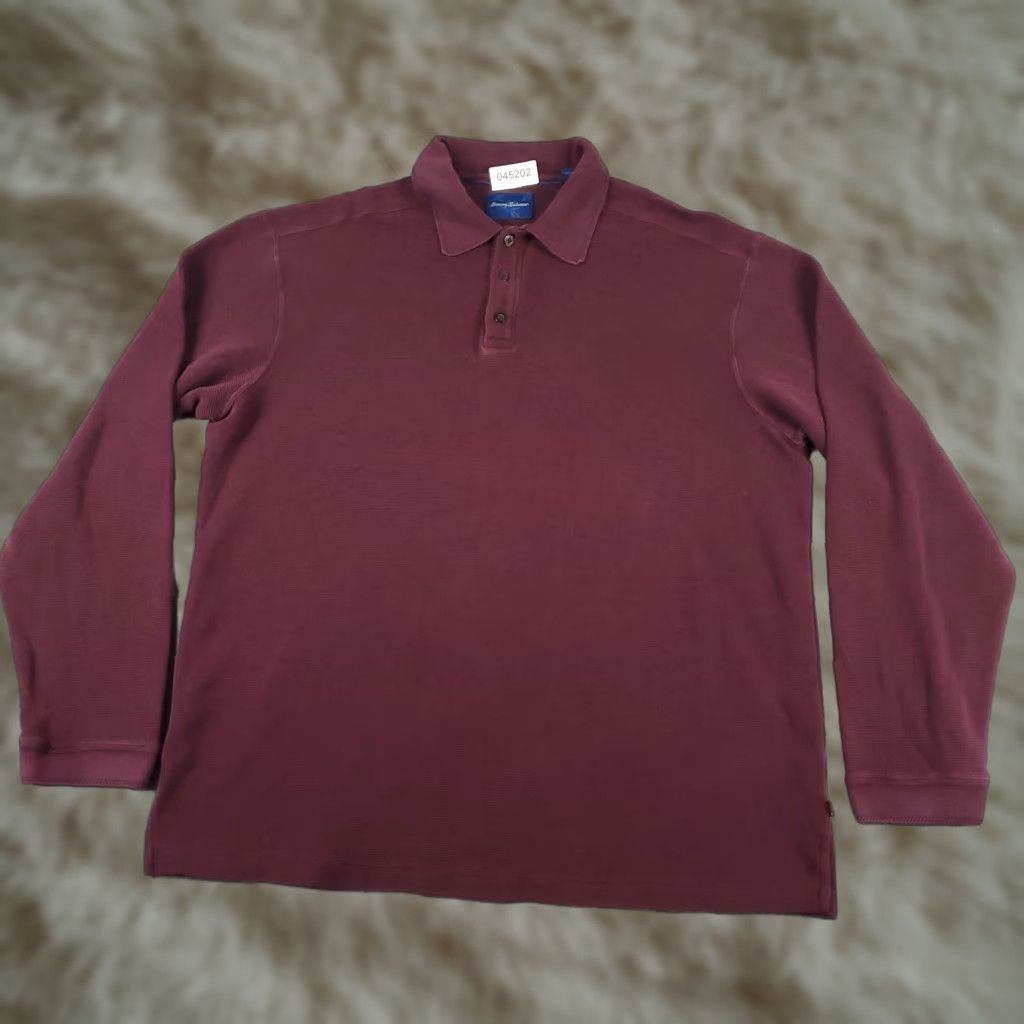 Tommy Bahama Tommy Bahama Polo Shirt Adult XL Purple Long Sleeve Casual Mens Size US XL / EU 56 / 4 - 1 Thumbnail