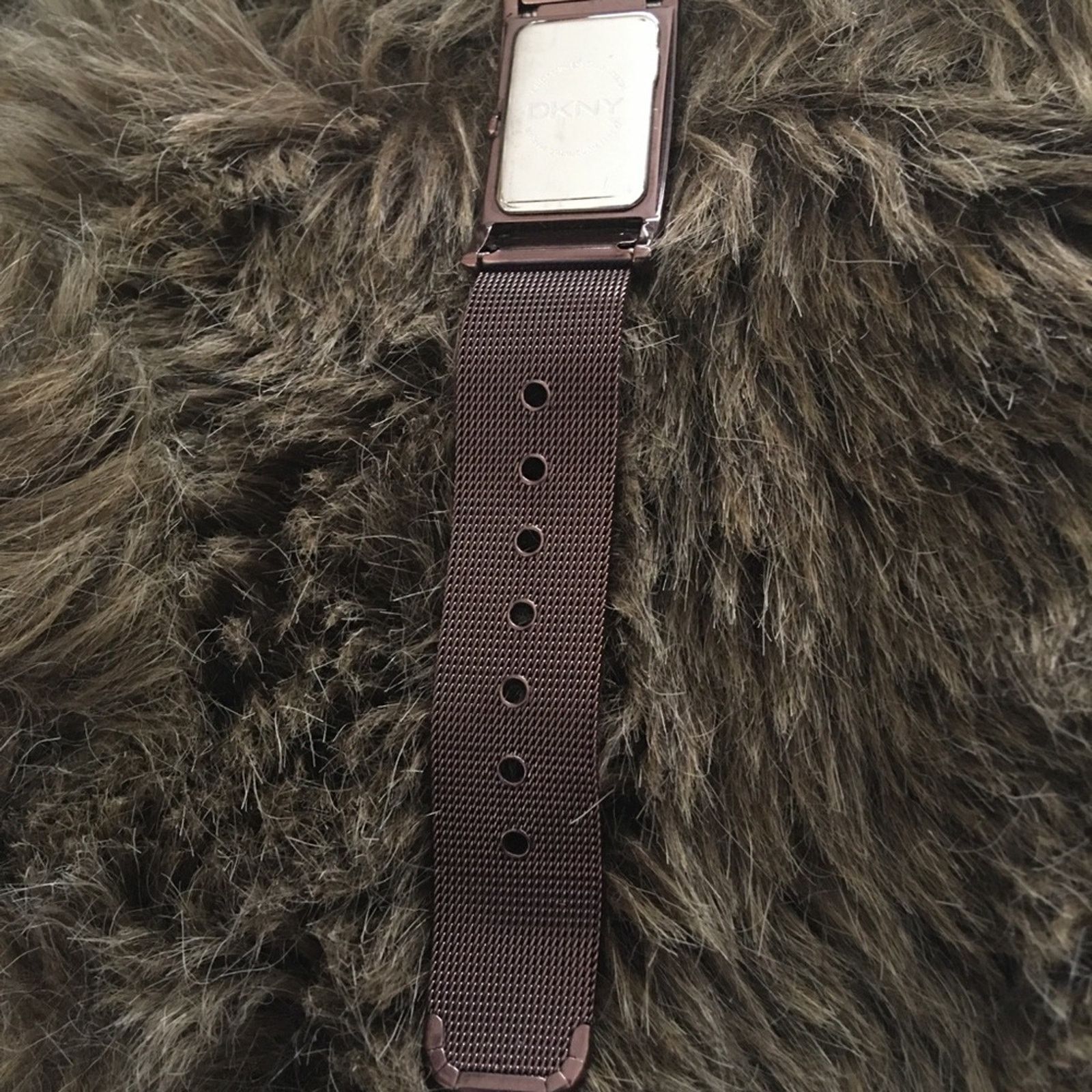 DKNY DKNY ladies brown stainless steel mesh band watch Size ONE SIZE - 7 Thumbnail