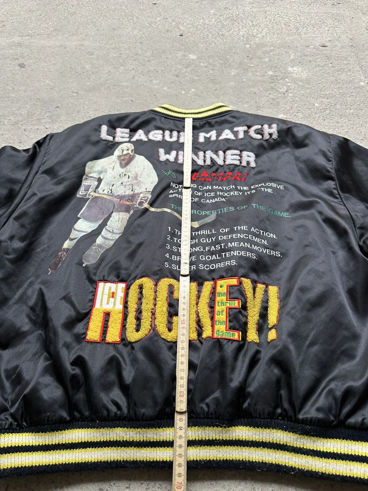 Campia Moda Campri Bomber NHL International Hockey League Vintage XL 56 Size US XL / EU 56 / 4 - 16 Thumbnail