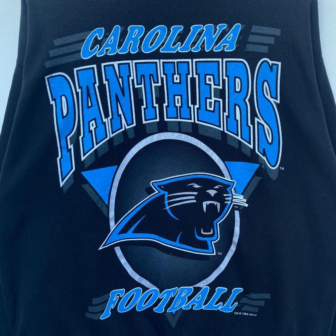 NFL × Vintage VINTAGE 1993 CAROLINA PANTHERS NFL SWEATSHIRT XL PULLOVER Size US XL / EU 56 / 4 - 4 Thumbnail