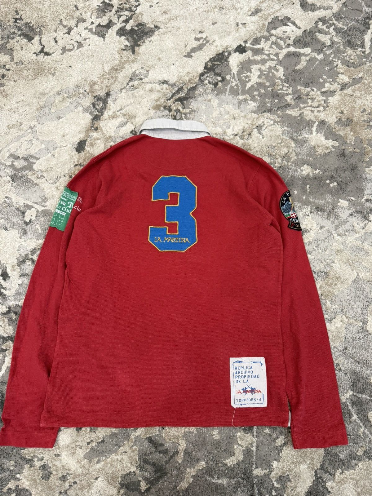La Martina La Martina Longsleeve Ambrosiano Milano Polo Club L Arhivio Size US L / EU 52-54 / 3 - 11 Thumbnail