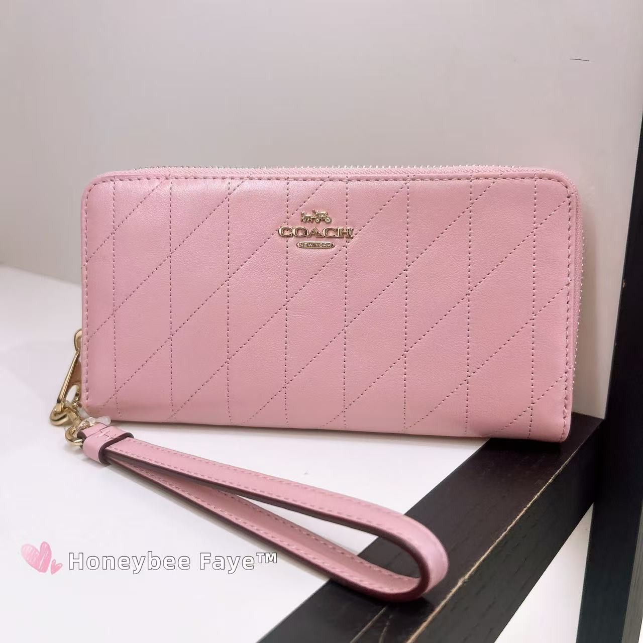 Coach Long Zip Around Wallet With Quilting CEL63 Size ONE SIZE - 1 Thumbnail
