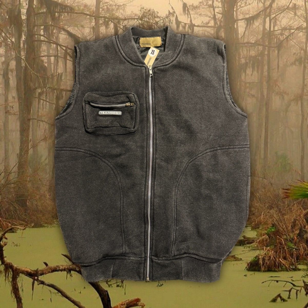 Bones TeamSESH x bones VINTAGE WASHED 3D CARGO VEST charcoal grey Size US XS / EU 42 / 0 - 19 Thumbnail