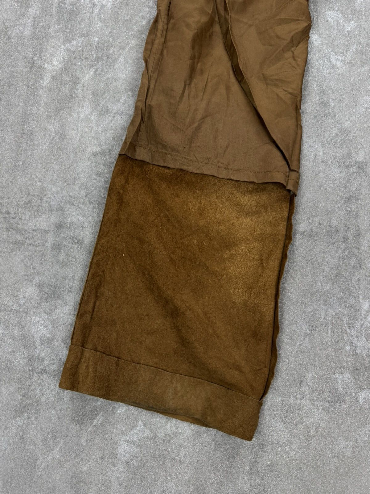 CLOSED Closed suede cargo fatigue pants cowgirl style avant garde Size 30" / US 8 / IT 44 - 15 Thumbnail