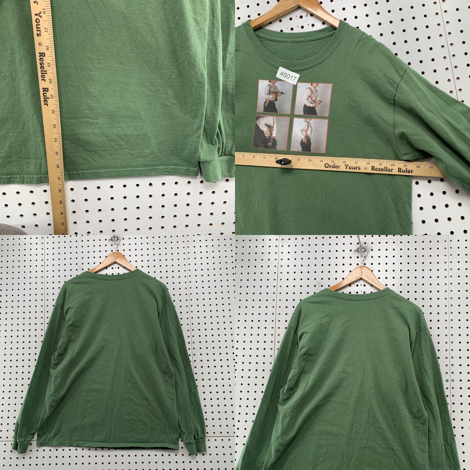 Gildan SAI Company Shirt Mens Medium Green Salient Arms International Long Sleeve Shirt Mens M Green Salient Arms International Long Sleeve Size US M / EU 48-50 / 2 - 8 Thumbnail