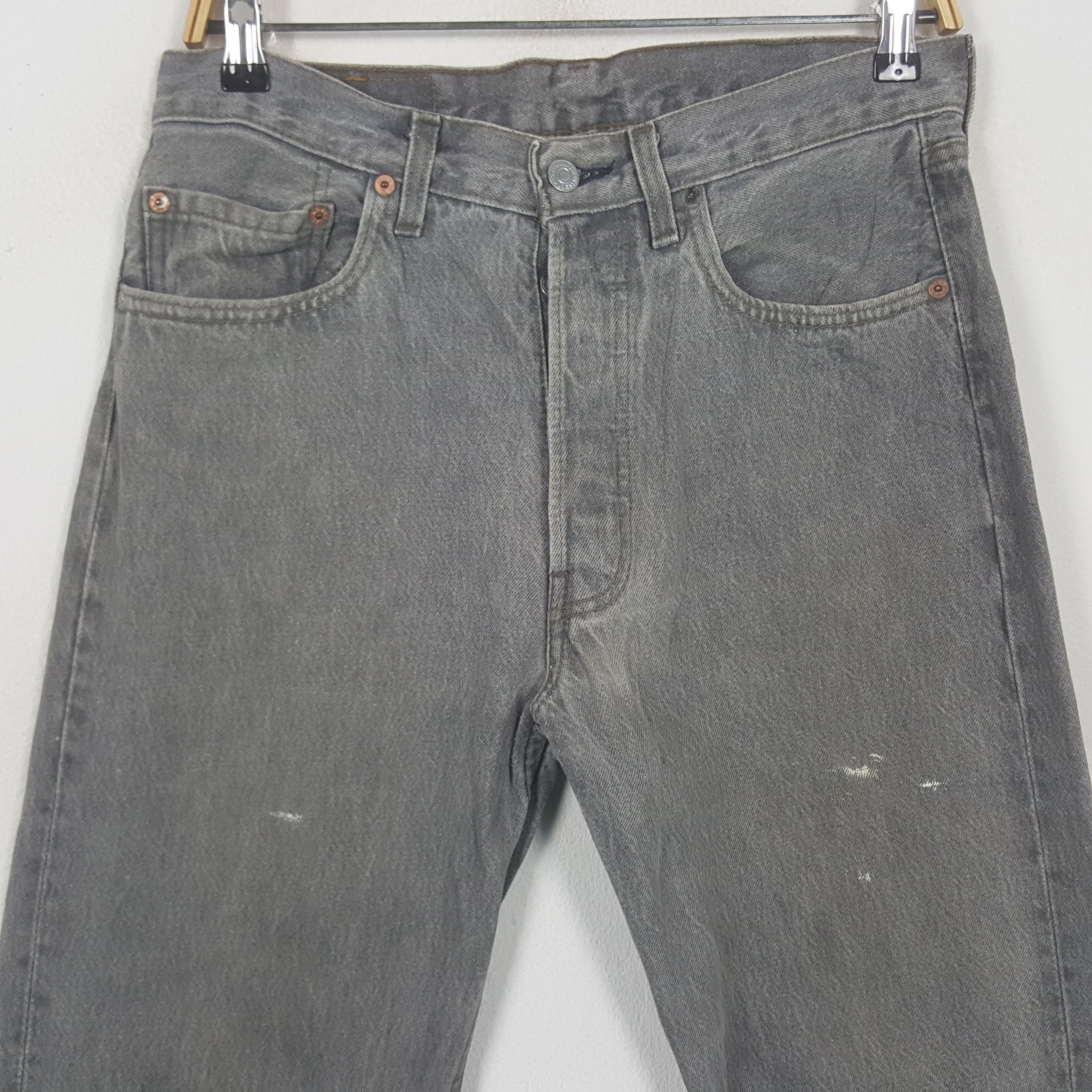 Levi's Vintage 90's Levi's 501 Regular Style Denim Jeans RR10 Size US 30 / EU 46 - 2 Thumbnail