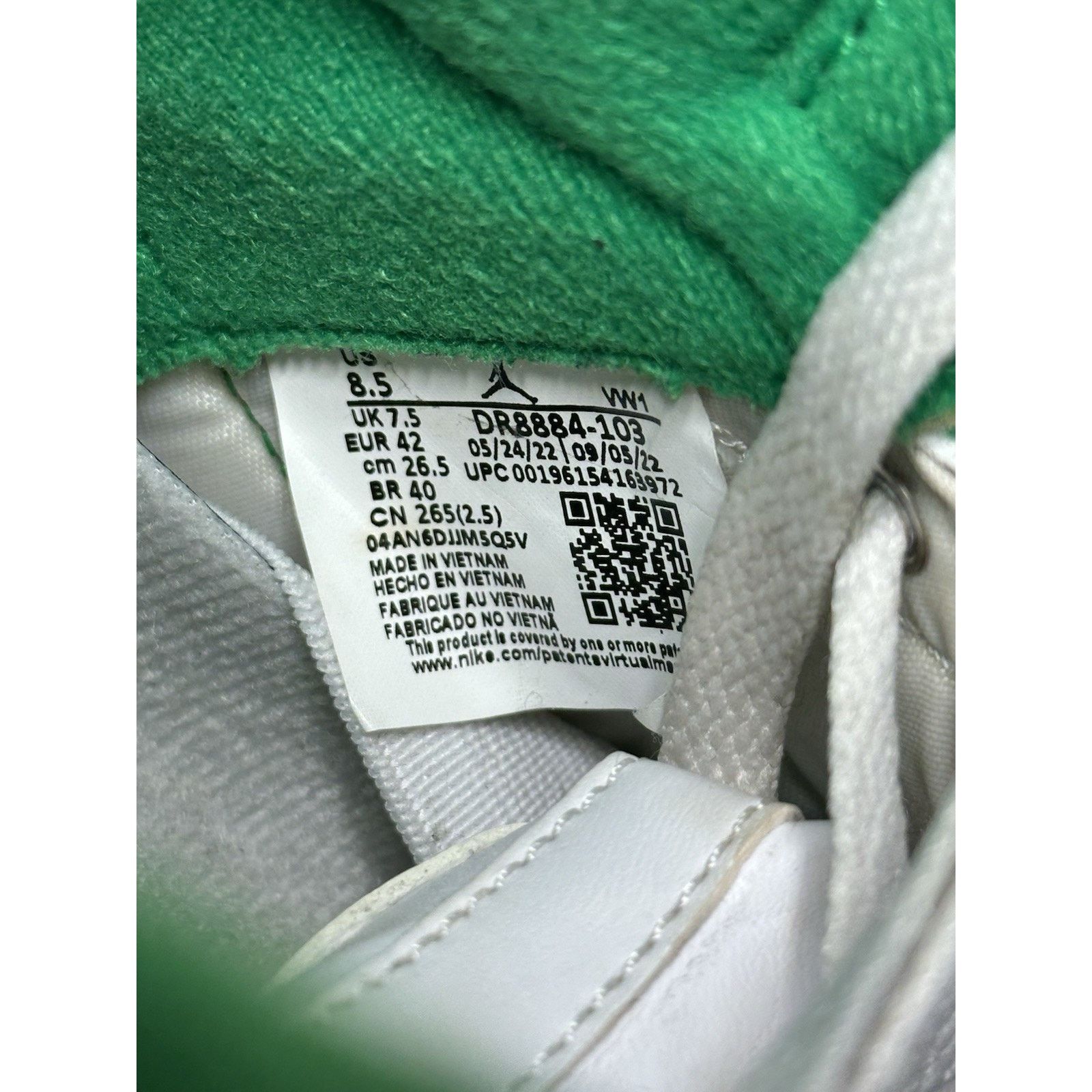 Jordan Brand Jordan 2 Retro Lucky Green - Size 8.5 Size US 8.5 / EU 41-42 - 7 Thumbnail