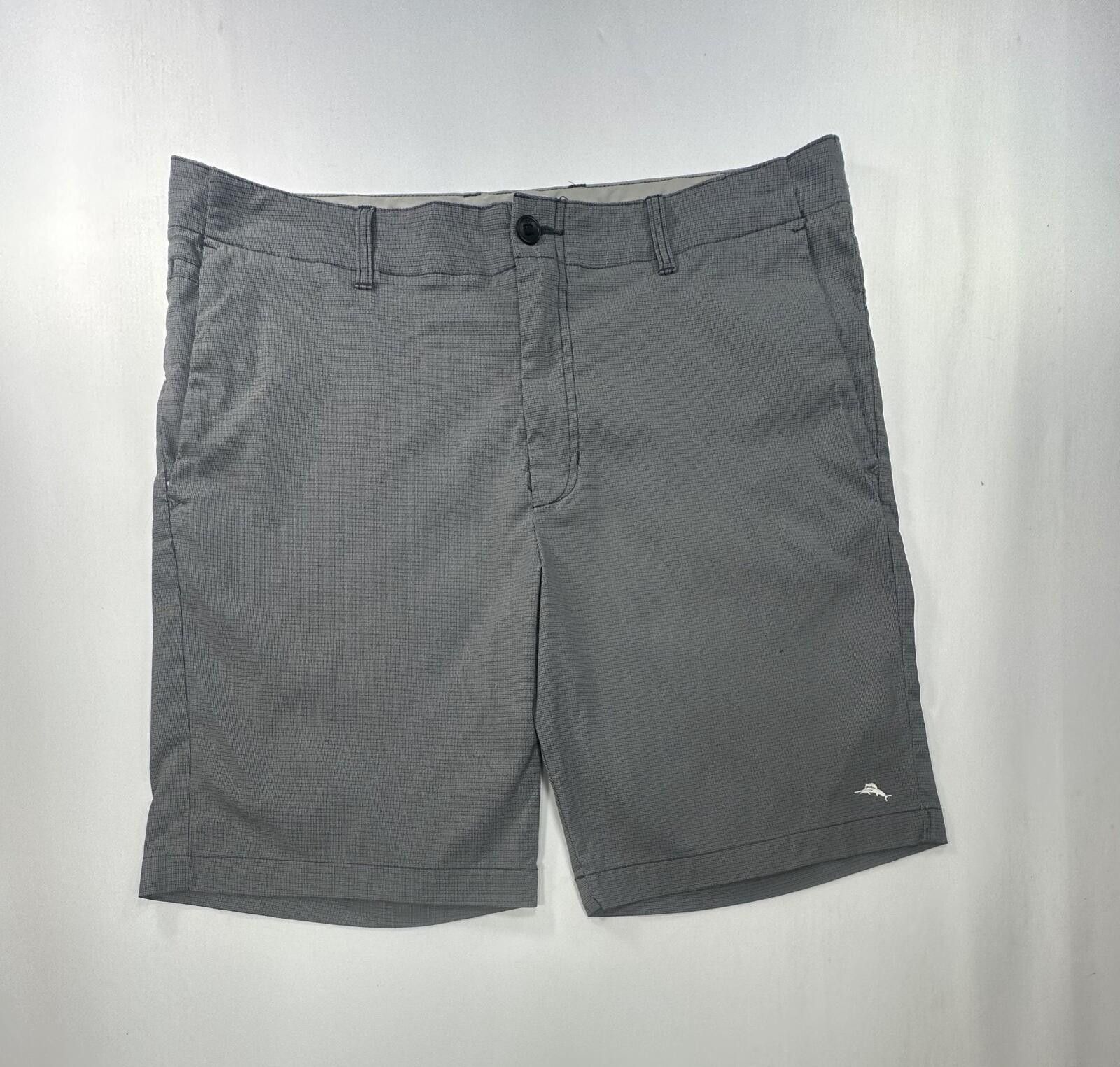 Tommy Bahama Tommy Bahama Flat Embroidered Chino Shorts Gray Mens 38 Size US 38 / EU 54 - 1 Thumbnail