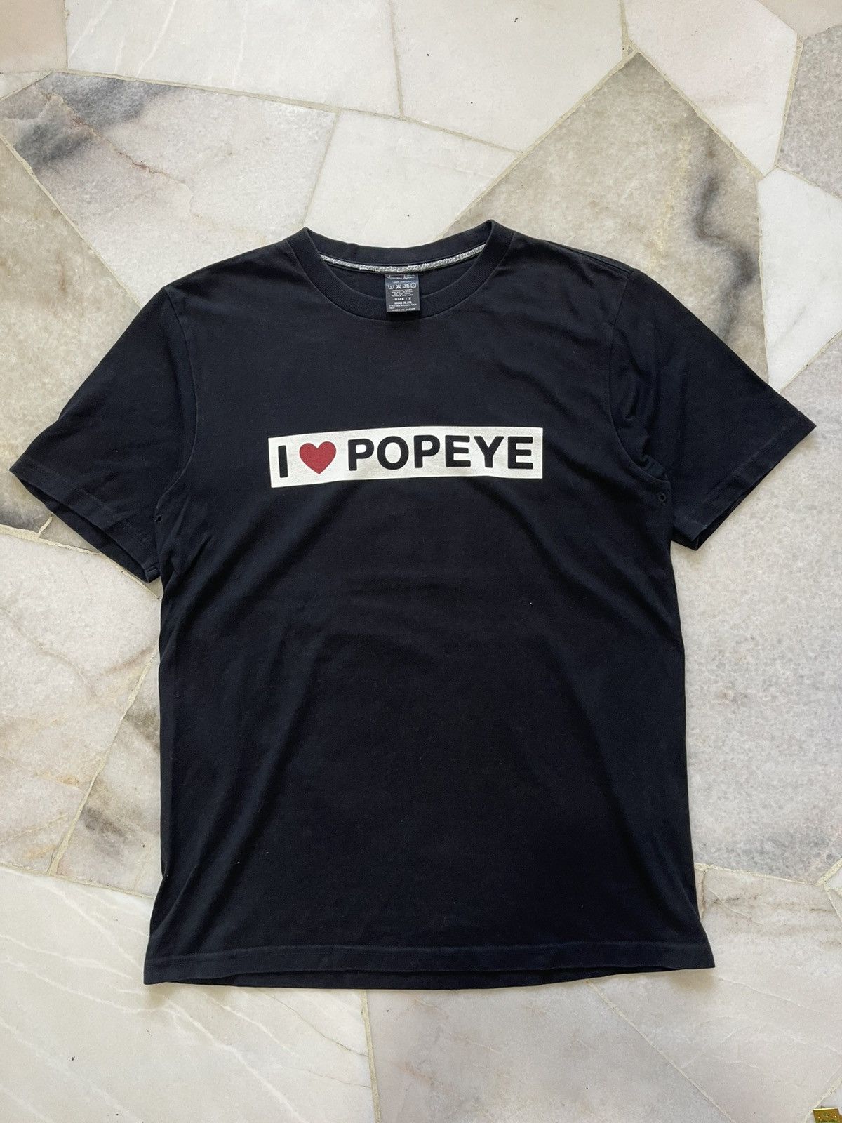Number (N)ine Number Nine 'I Love Popeye' Tee #99 Size US S / EU 44-46 / 1 - 5 Thumbnail