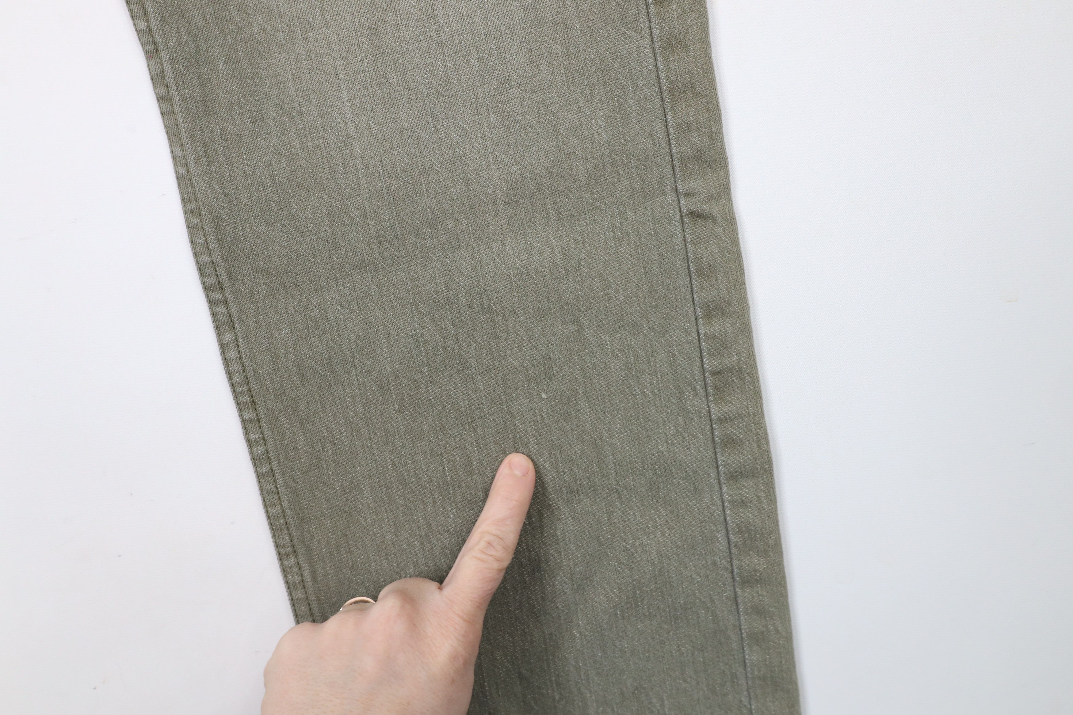 Levi's × Vintage Vintage Y2K 2002 Levis 577 Rise Loose Fit Denim Jeans Green Size 28" / US 6 / IT 42 - 5 Thumbnail