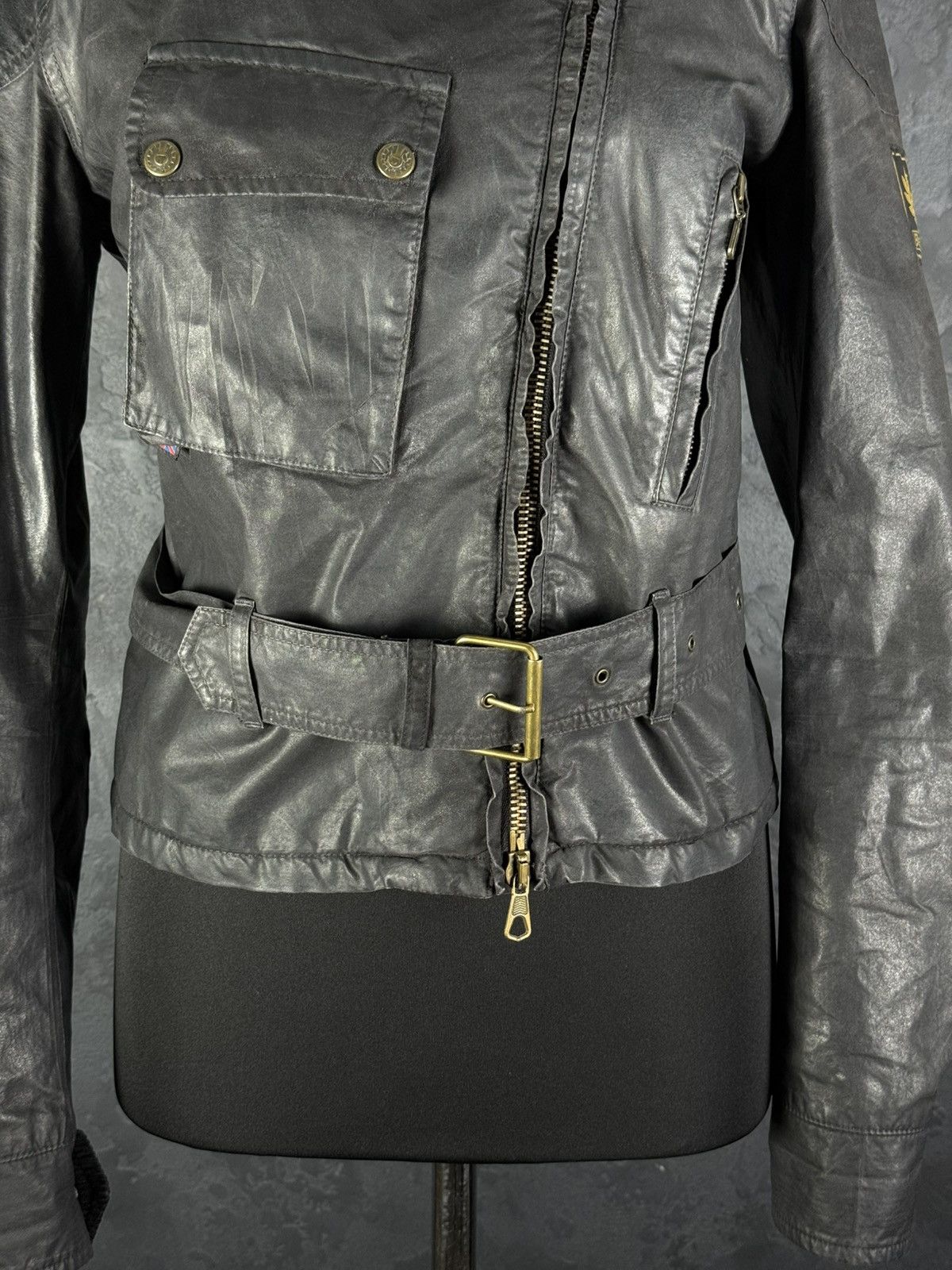 Belstaff Belstaff Sammy Miller Gold Label Women’s Wax Belted Jacket Size M / US 6-8 / IT 42-44 - 5 Thumbnail