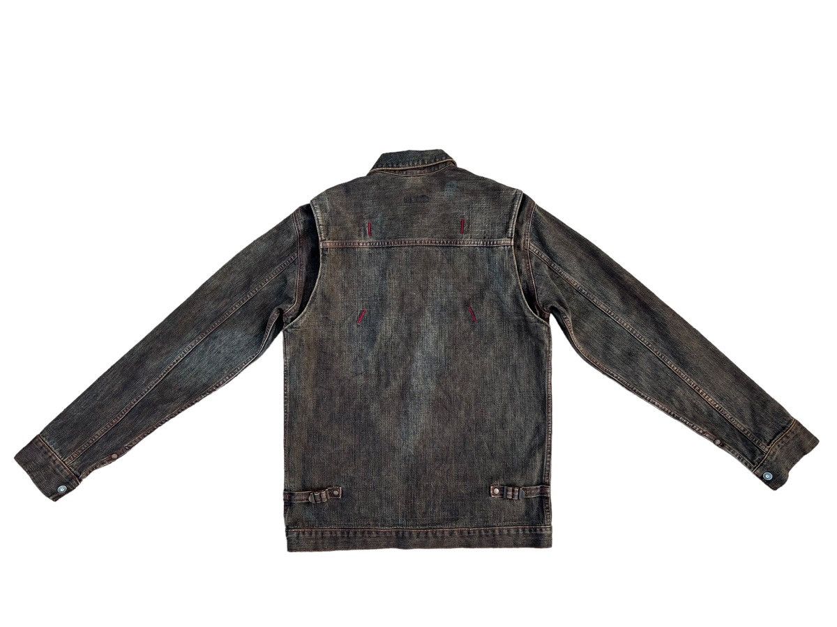 Johnbull Vintage 90s John Bull Japan Waxed Denim Jacket Size US M / EU 48-50 / 2 - 11 Thumbnail