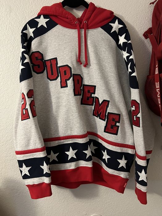 Supreme Hockey Hooded Sweatshirt (FW22) Black