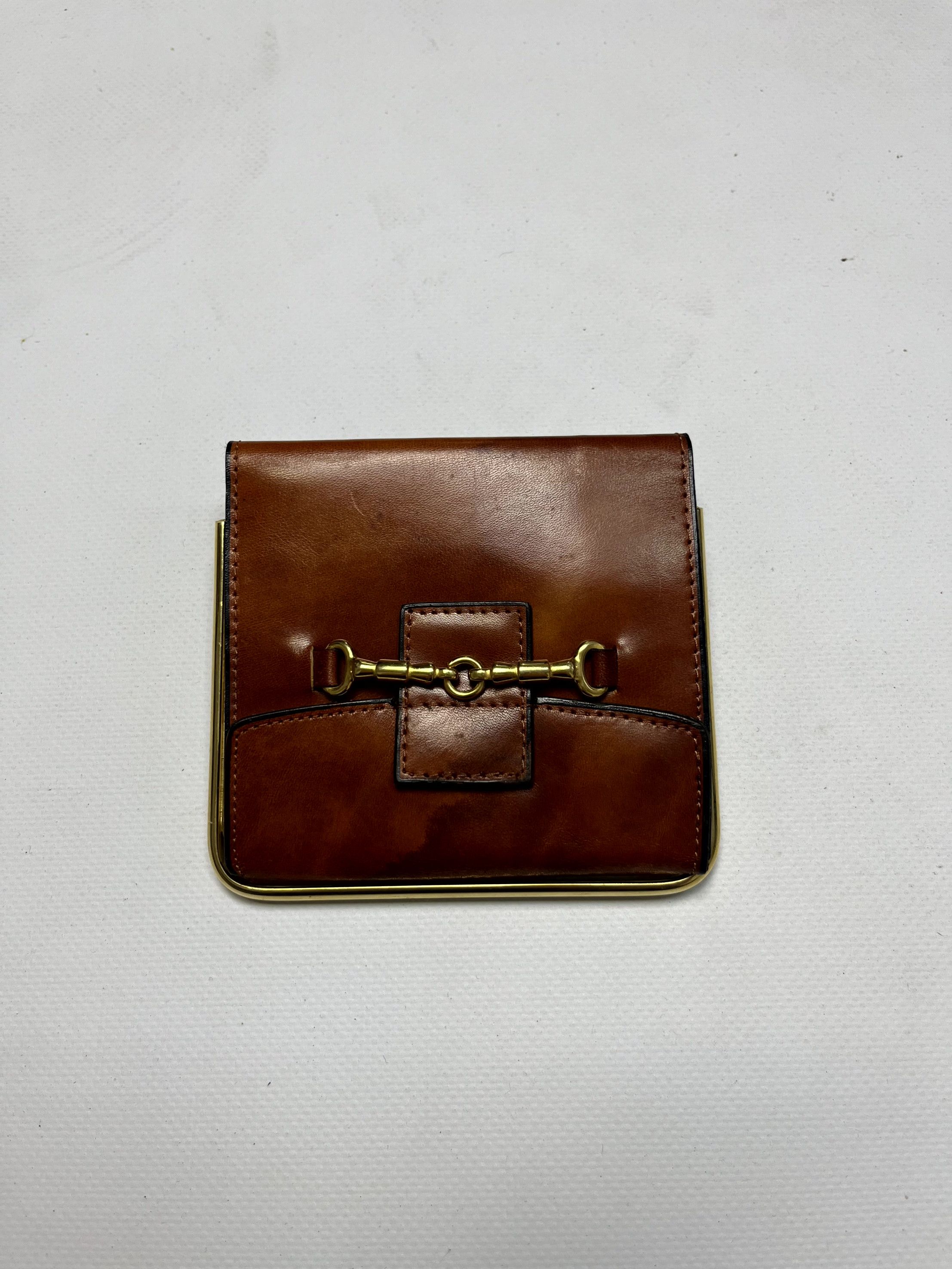 Vintage Vintage Leather Brown Classic Small Wallet Size ONE SIZE - 1 Thumbnail