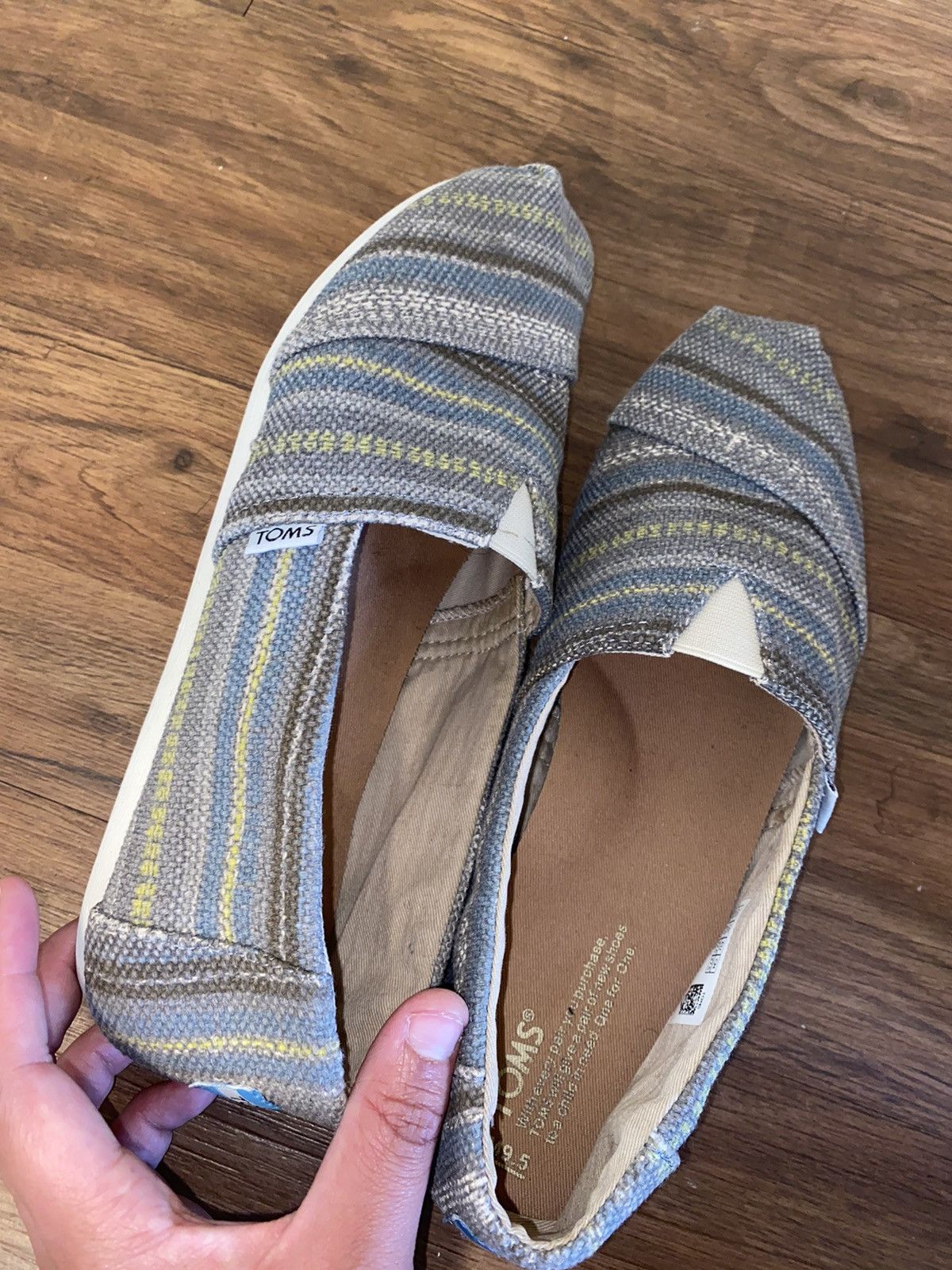 Toms × Vintage Slip On Toms Size US 9.5 / EU 42-43 - 11 Thumbnail