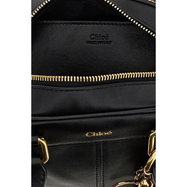 Chloe Chloe Bowling Black Top Handle Bag New & Authentic Size ONE SIZE - 4 Thumbnail