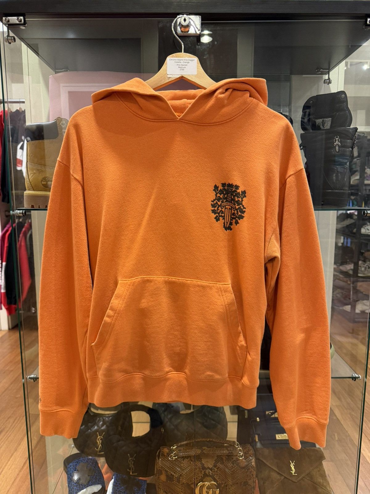 Chrome Hearts Chrome Hearts Vine Dagger Hoodie 'Orange' | Grailed