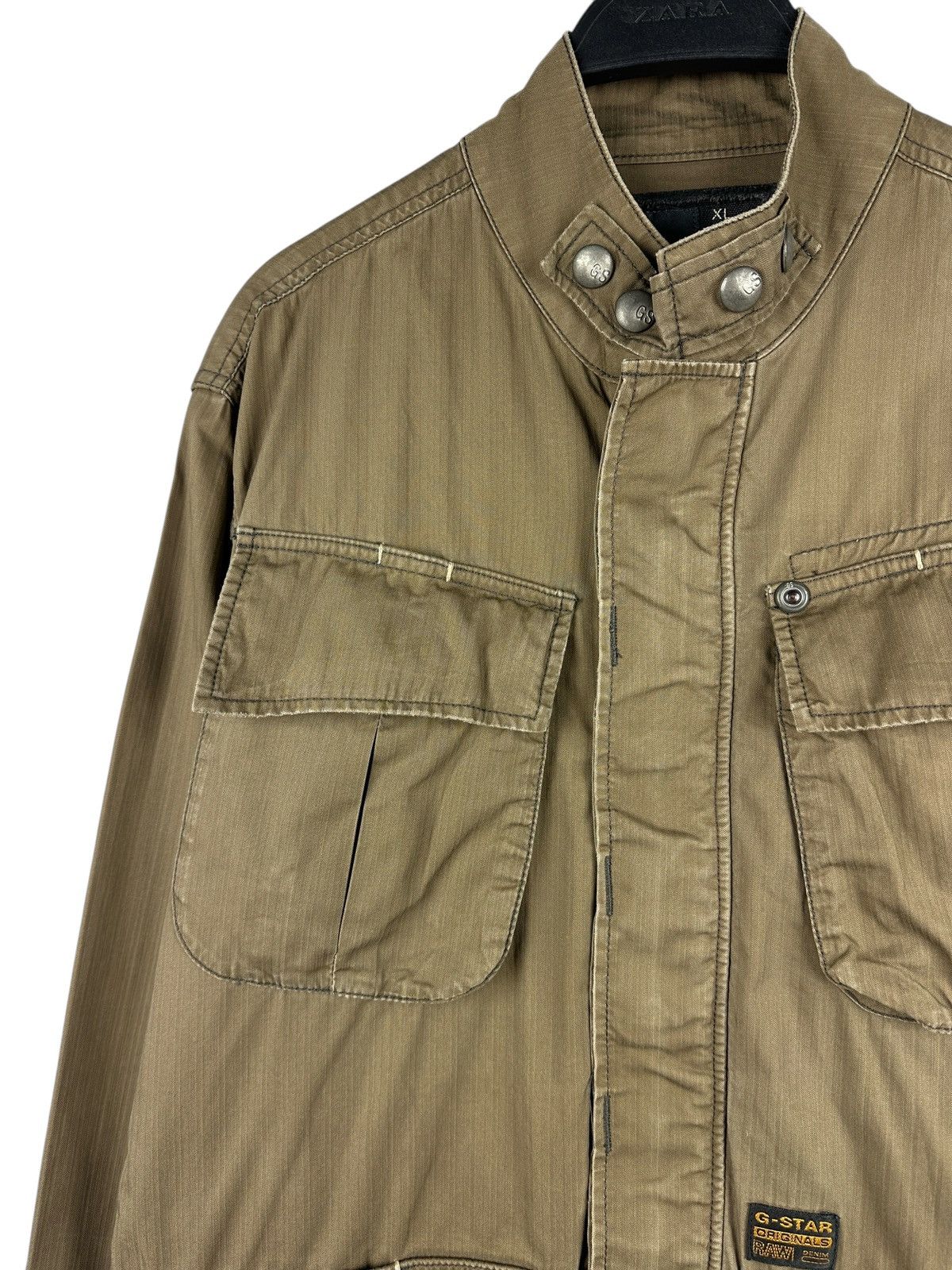 G-Star × Vintage Vintage G-Star Navigator Delta Overshirt Military Jacket Size US XL / EU 56 / 4 - 2 Thumbnail