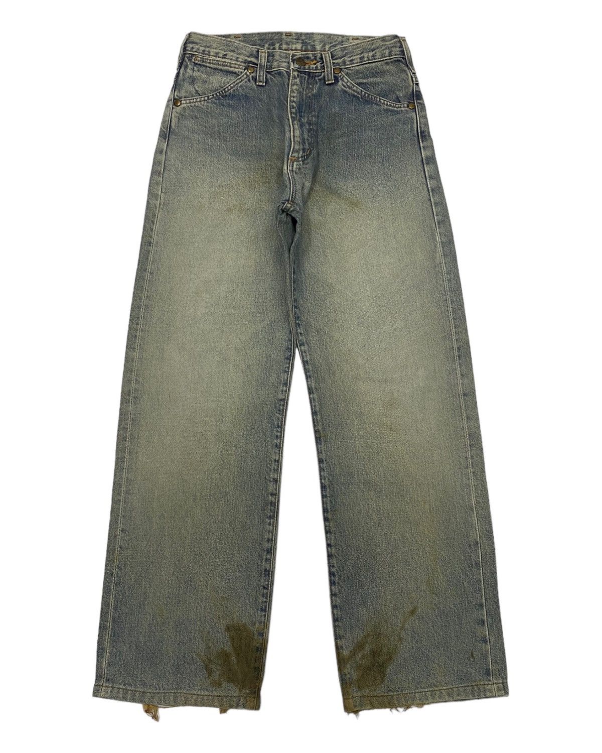 Kapital SELVEDGE DENIM BAGGY WRANGLER 80s FADED DISTRESSED DENIM Size US 27 - 3 Thumbnail