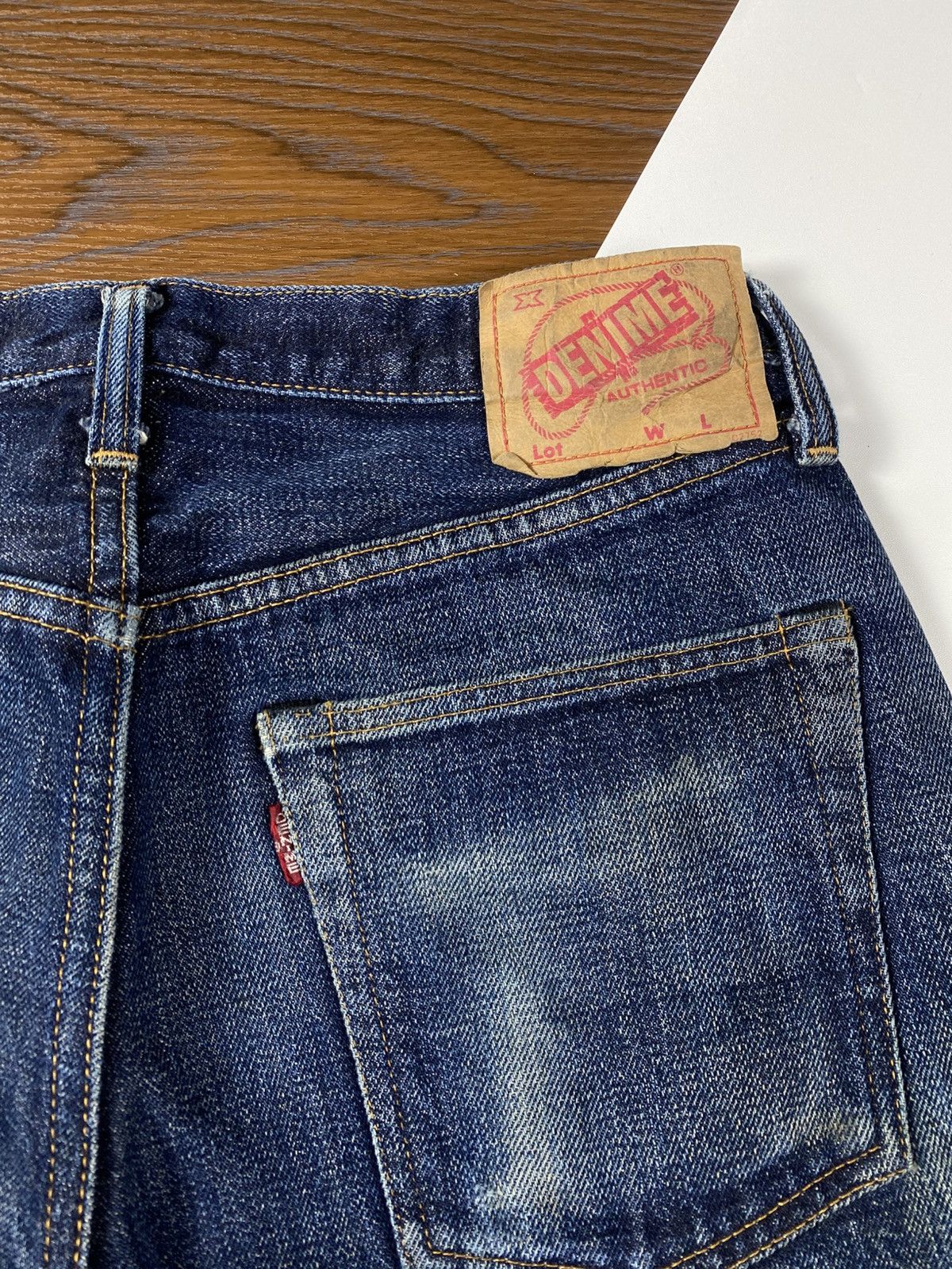 Denime Denime selvedge orange line jeans pants Size US 30 / EU 46 - 4 Thumbnail