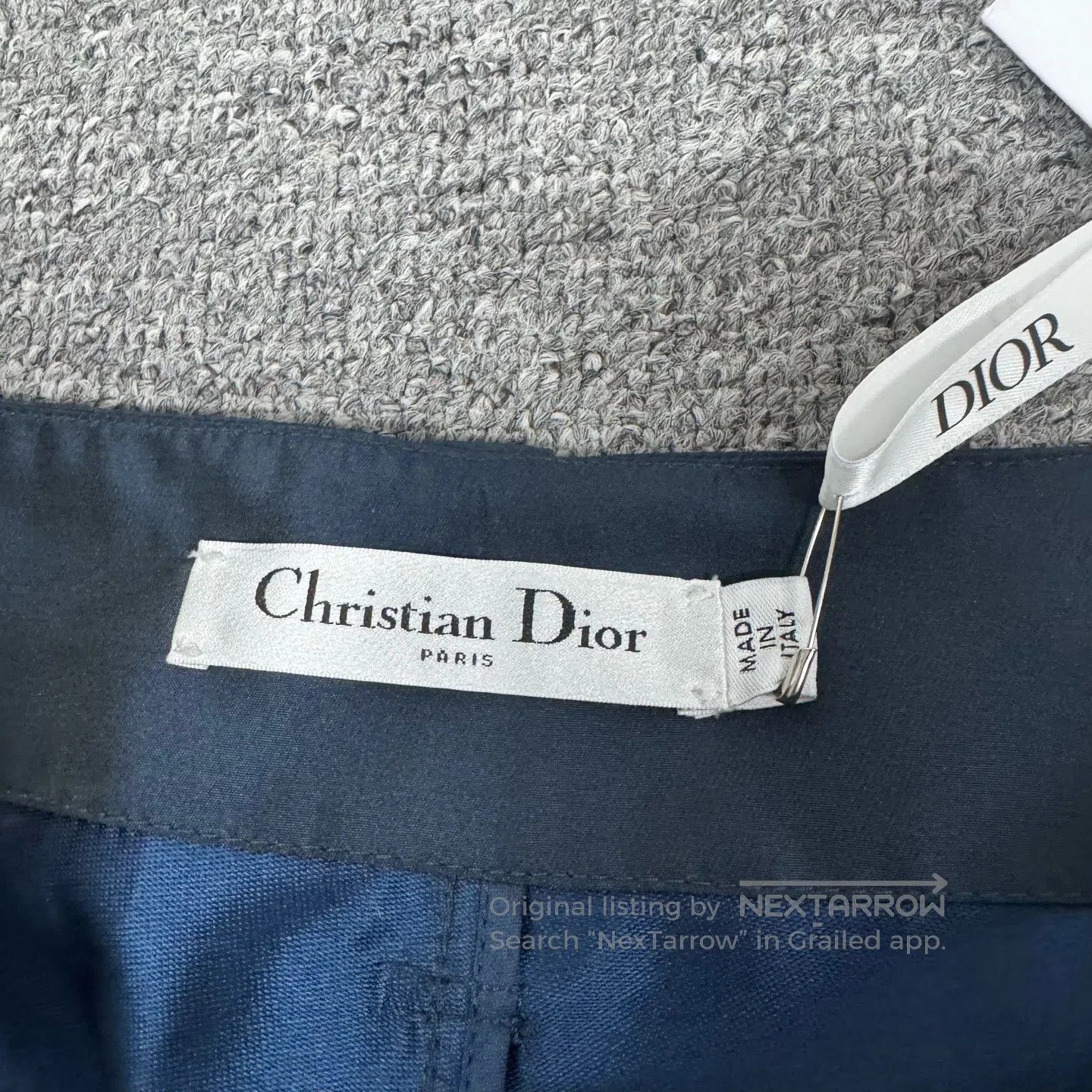 Dior Dior SIZE S Alphabetic patterned letter; wide-leg casual pa Size 26" / US 2 / IT 38 - 7 Thumbnail