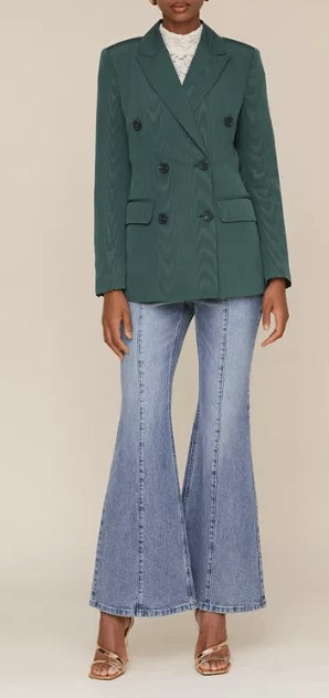 AVEC LES FILLES Wide-Leg Rhinestone-Embellished Jeans Size 26" / US 2 / IT 38 - 3 Thumbnail