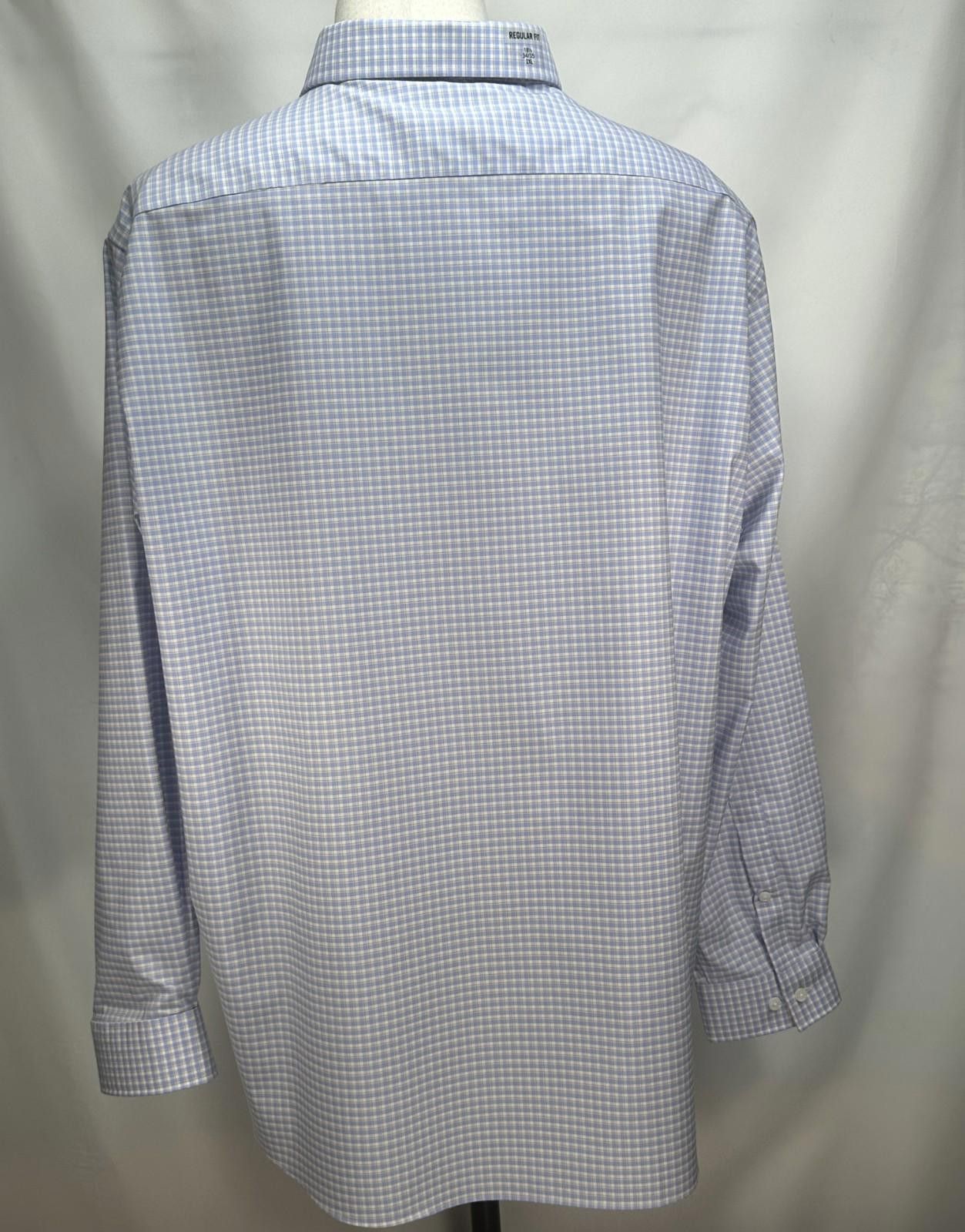 Michael Kors Michael Kors Regular Fit Comfort Stretch Shirt Blue Mens 2XL Size US XXL / EU 58 / 5 - 2 Thumbnail