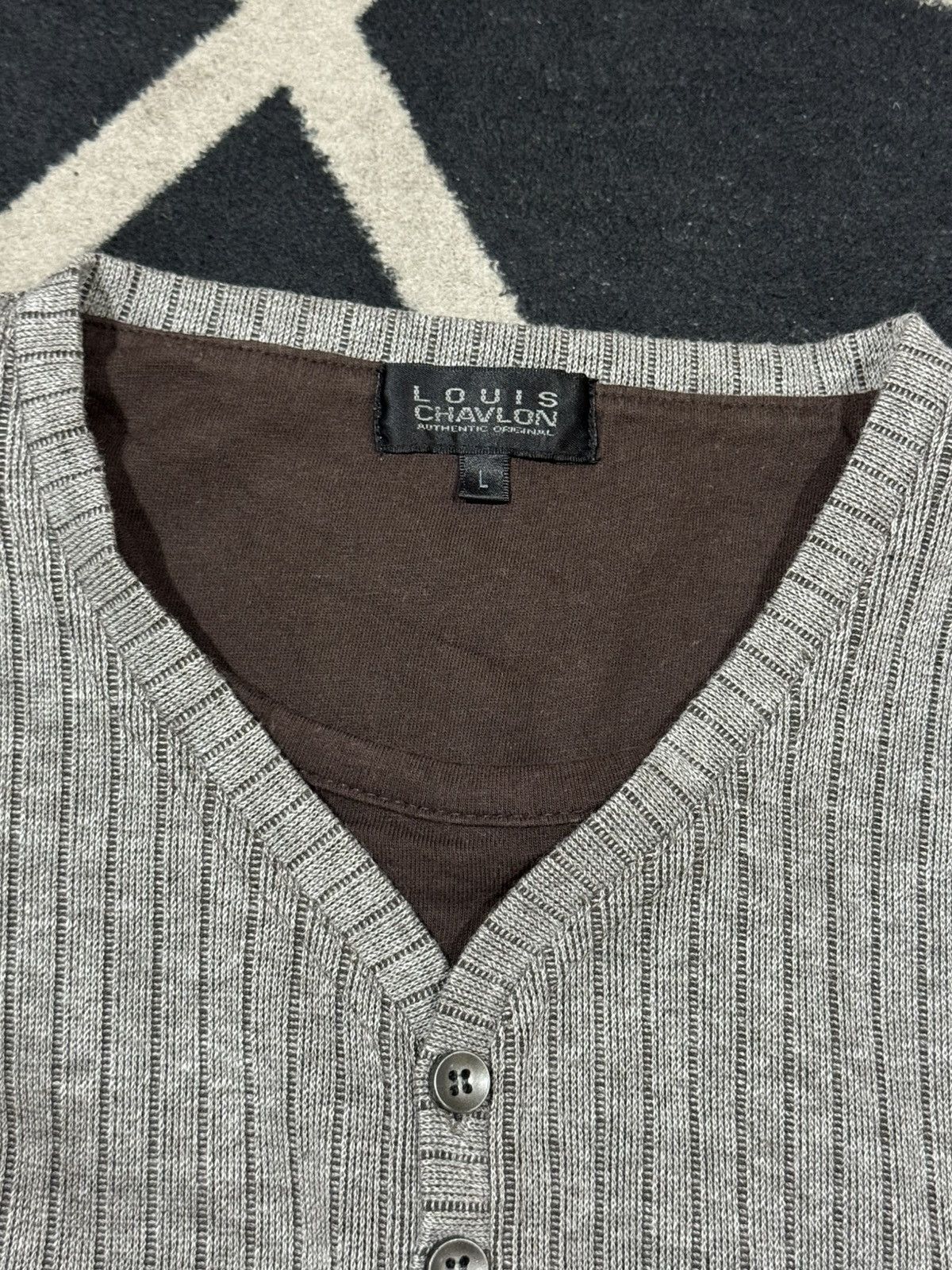 If Six Was Nine Louis Chavlon Thermal Long Sleeve Japanese Size US L / EU 52-54 / 3 - 3 Thumbnail