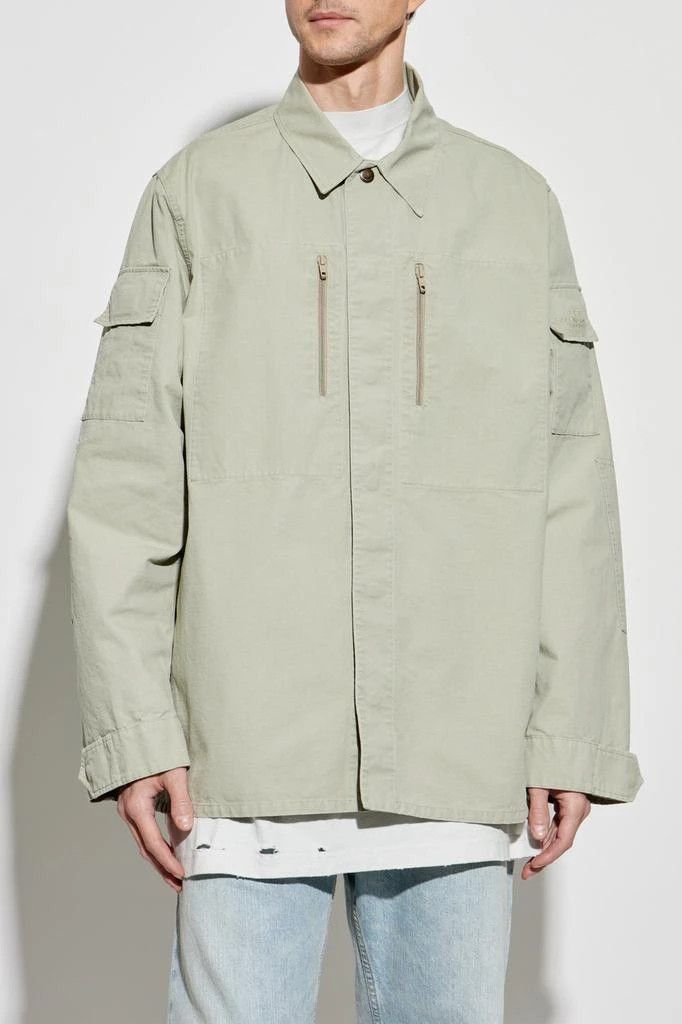 Balenciaga o1tr1nto0426 Military Shirt in Beige Size US L / EU 52-54 / 3 - 2 Thumbnail