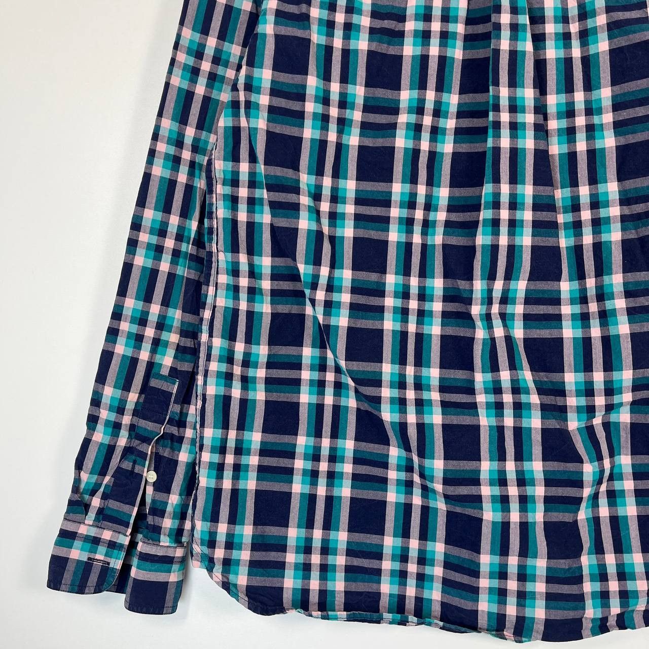 Lyle & Scott Lyle & Scott Men’s Plaid Shirt Blue Green Long Sleeve Size M Size US M / EU 48-50 / 2 - 5 Thumbnail