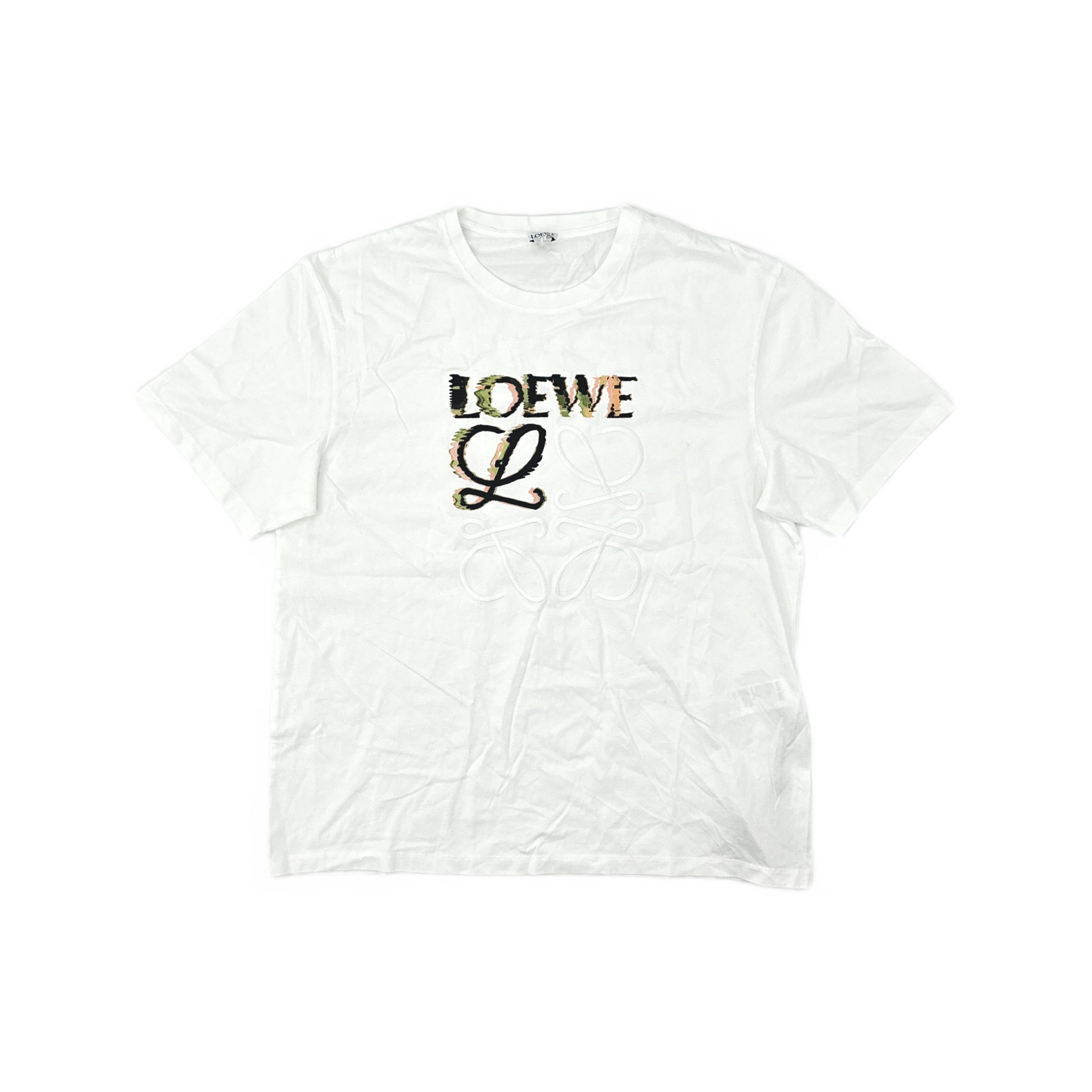 Loewe Loewe Glitch Anagram T-Shirt Size L Size US L / EU 52-54 / 3 - 1 Thumbnail