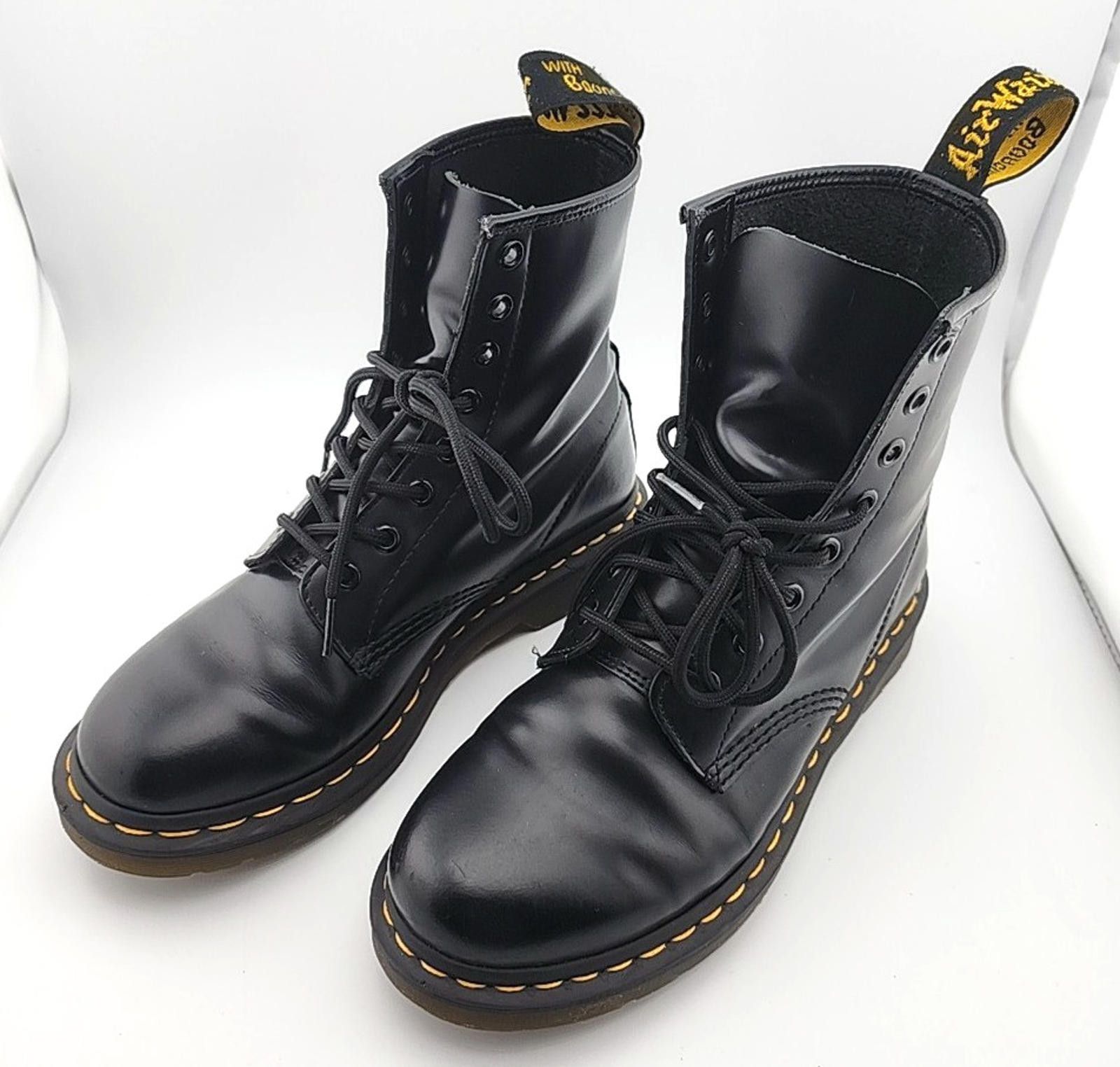 Dr. Martens Dr. Martens W Nappa Leather Boots Black Women’s Size 8 Size US 8 / IT 38 - 1 Thumbnail