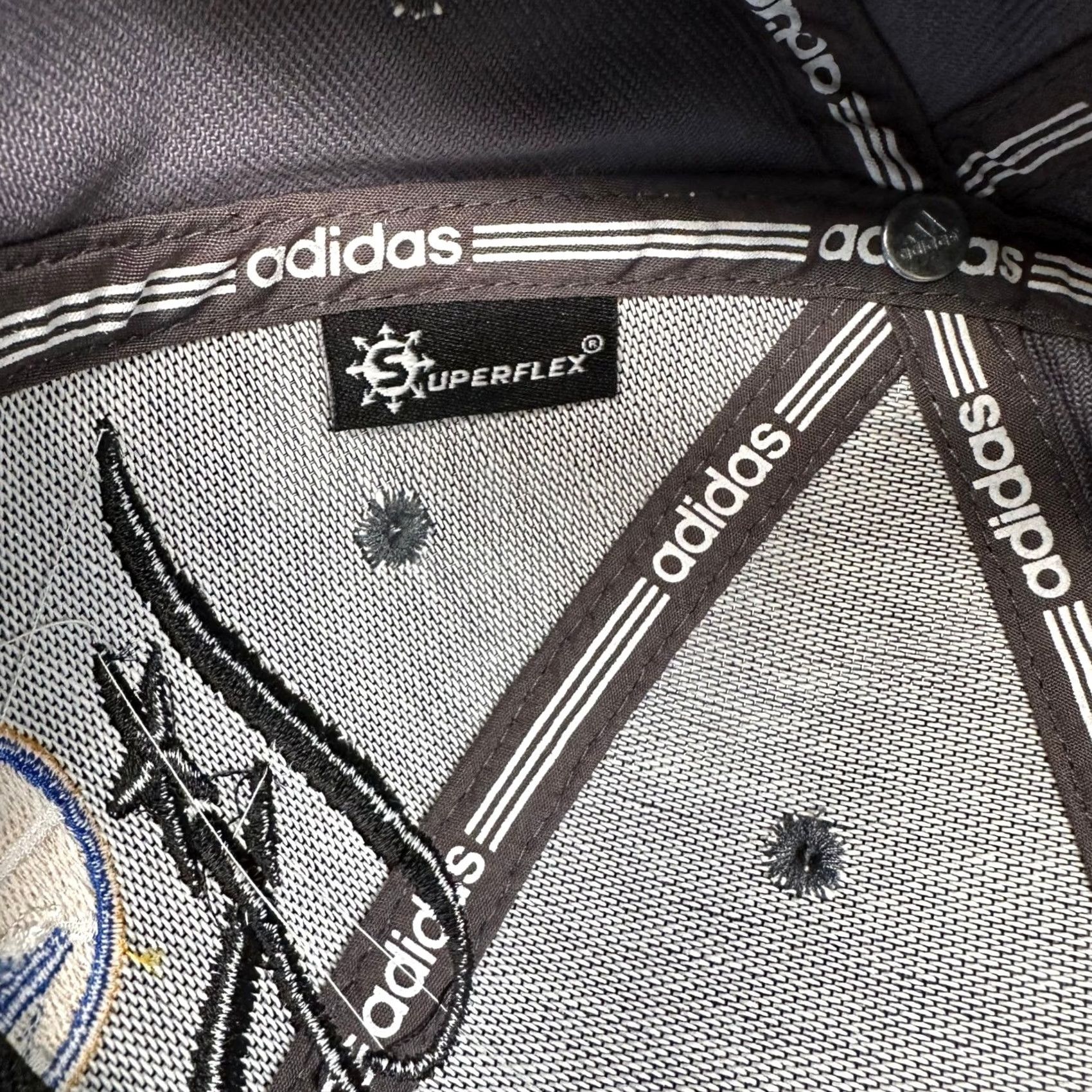 Adidas Adidas Grey NBA Basketball Cap Mens LXL Sport Casual Hat Size ONE SIZE - 7 Thumbnail