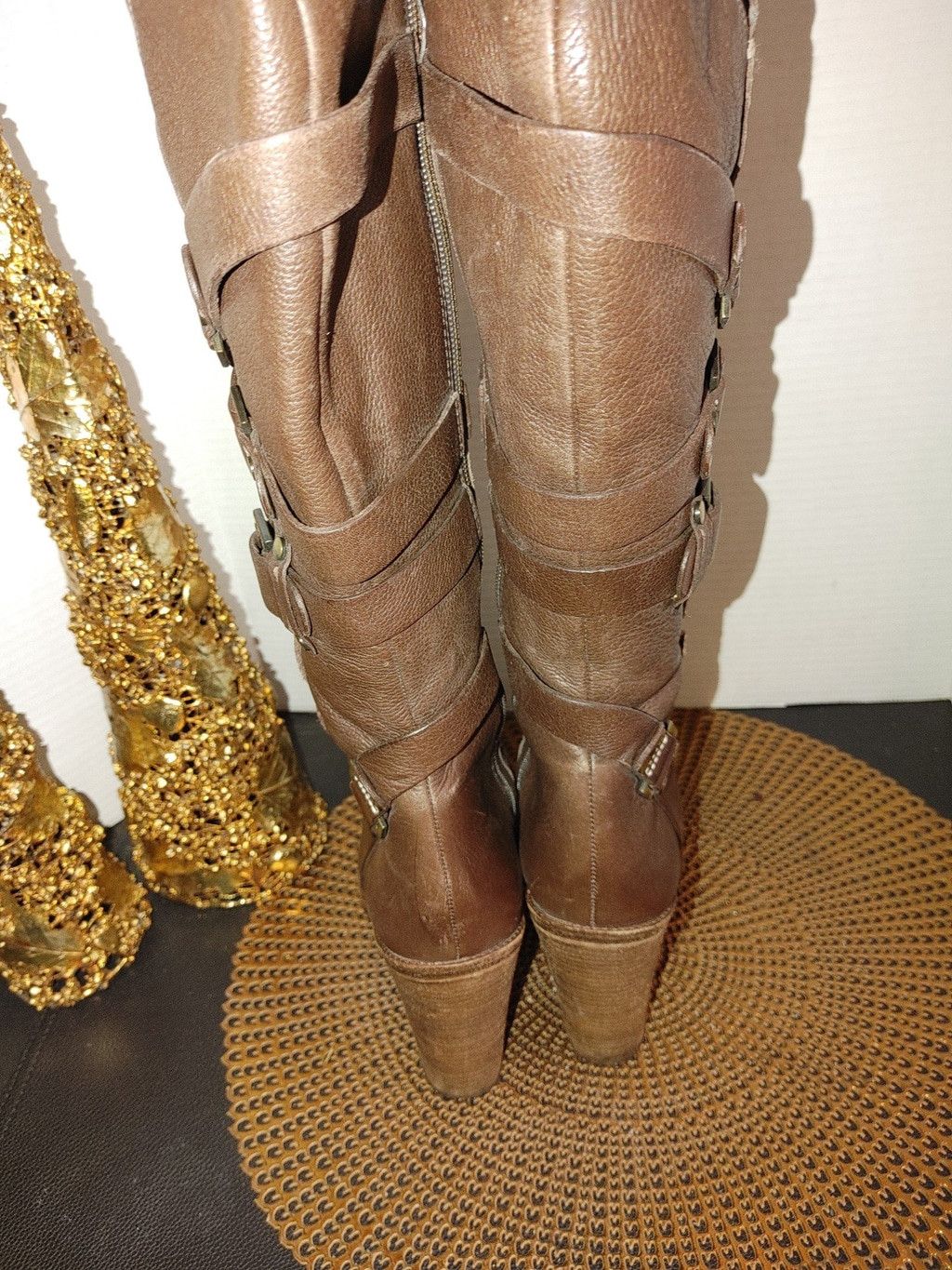 Bcbgmaxazria BCBGMAX Azria Steampunk Style Leather Boots Size 9 Size US 9 / IT 39 - 7 Thumbnail