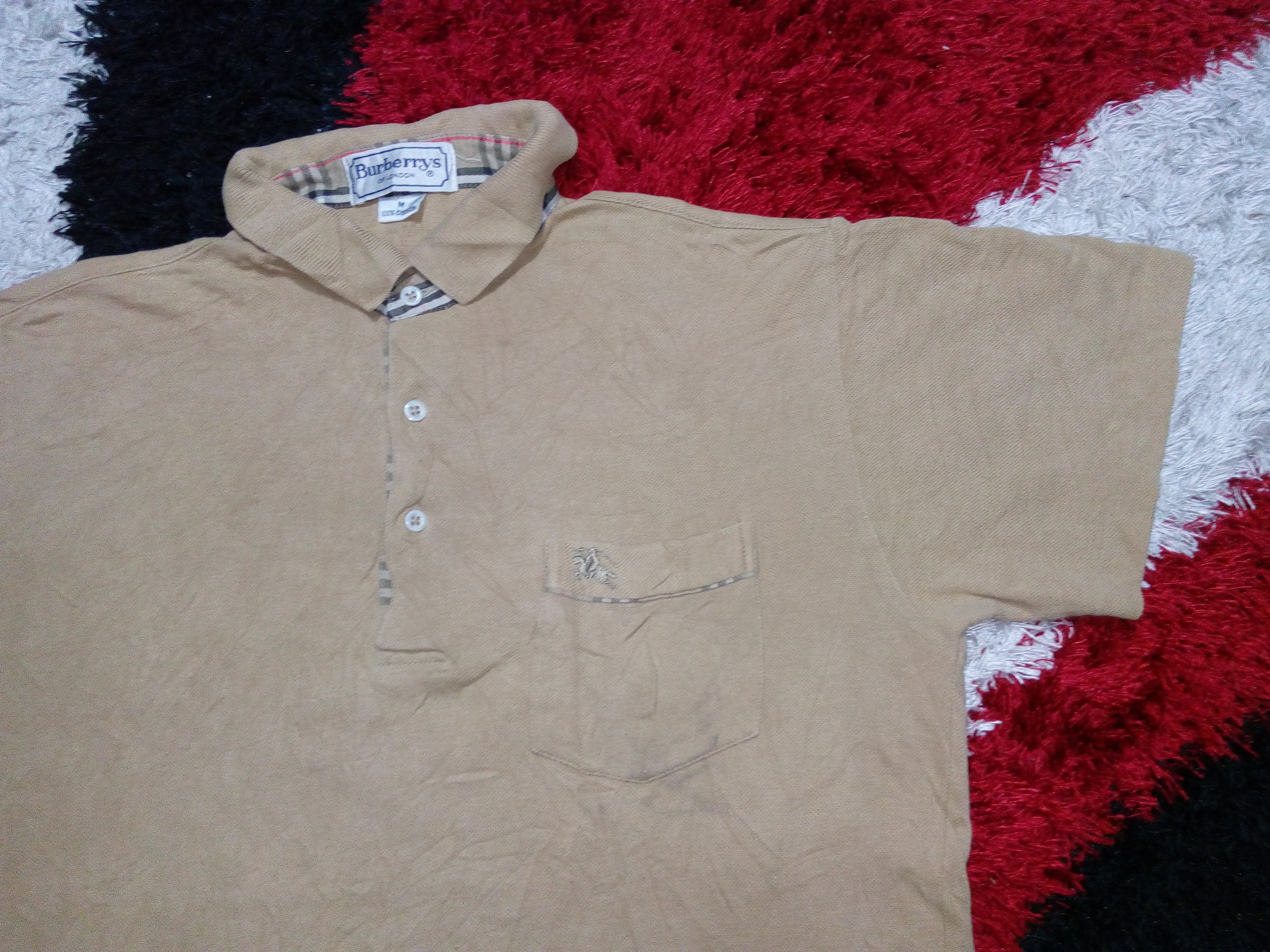 Vintage 90s Burberry T-Shirt Burberry's Polo's Tee