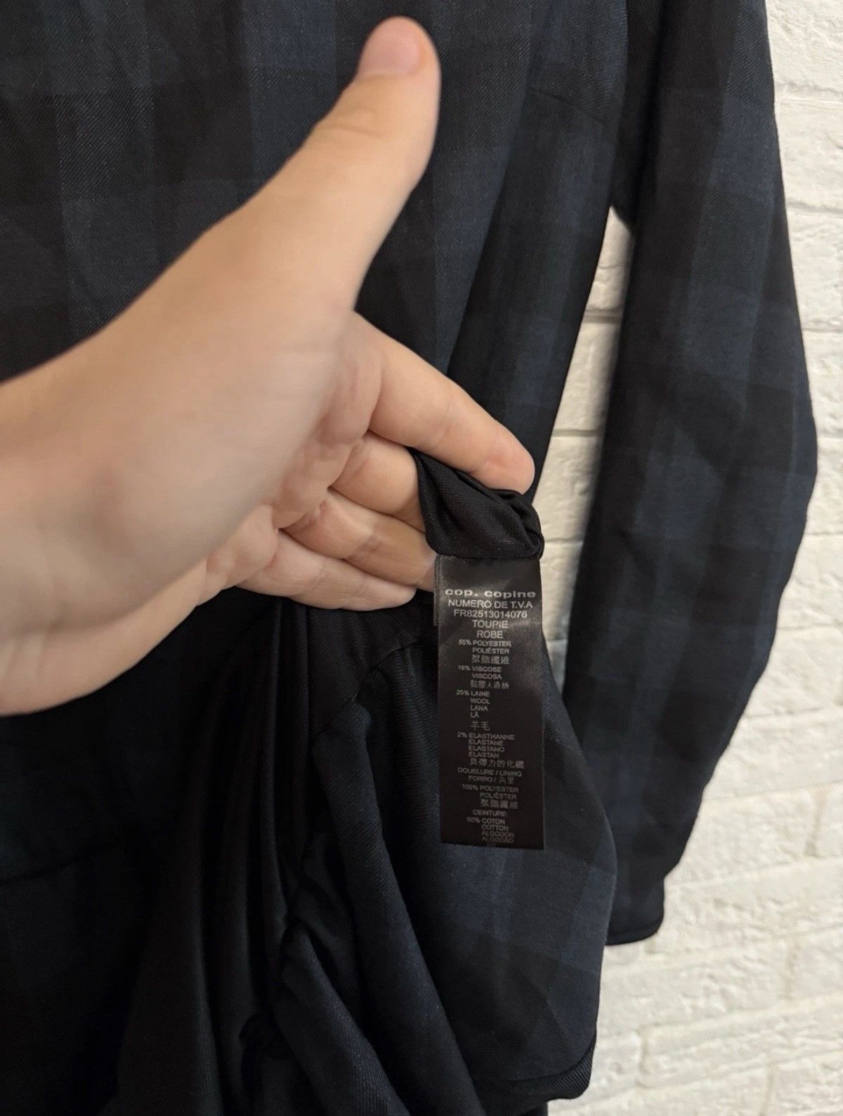 Cop Copine Vintage Cop Copine Midi Dress Check Pattern Model Y2K TOUPIE Size S / US 4 / IT 40 - 6 Thumbnail